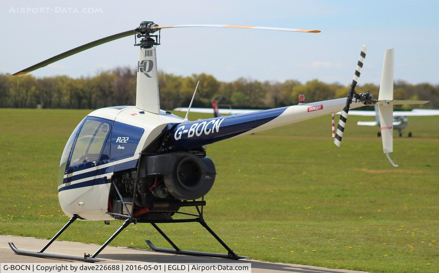 G-BOCN, 1987 Robinson R22 Beta C/N 0726, G BOCN at Denham EGLD