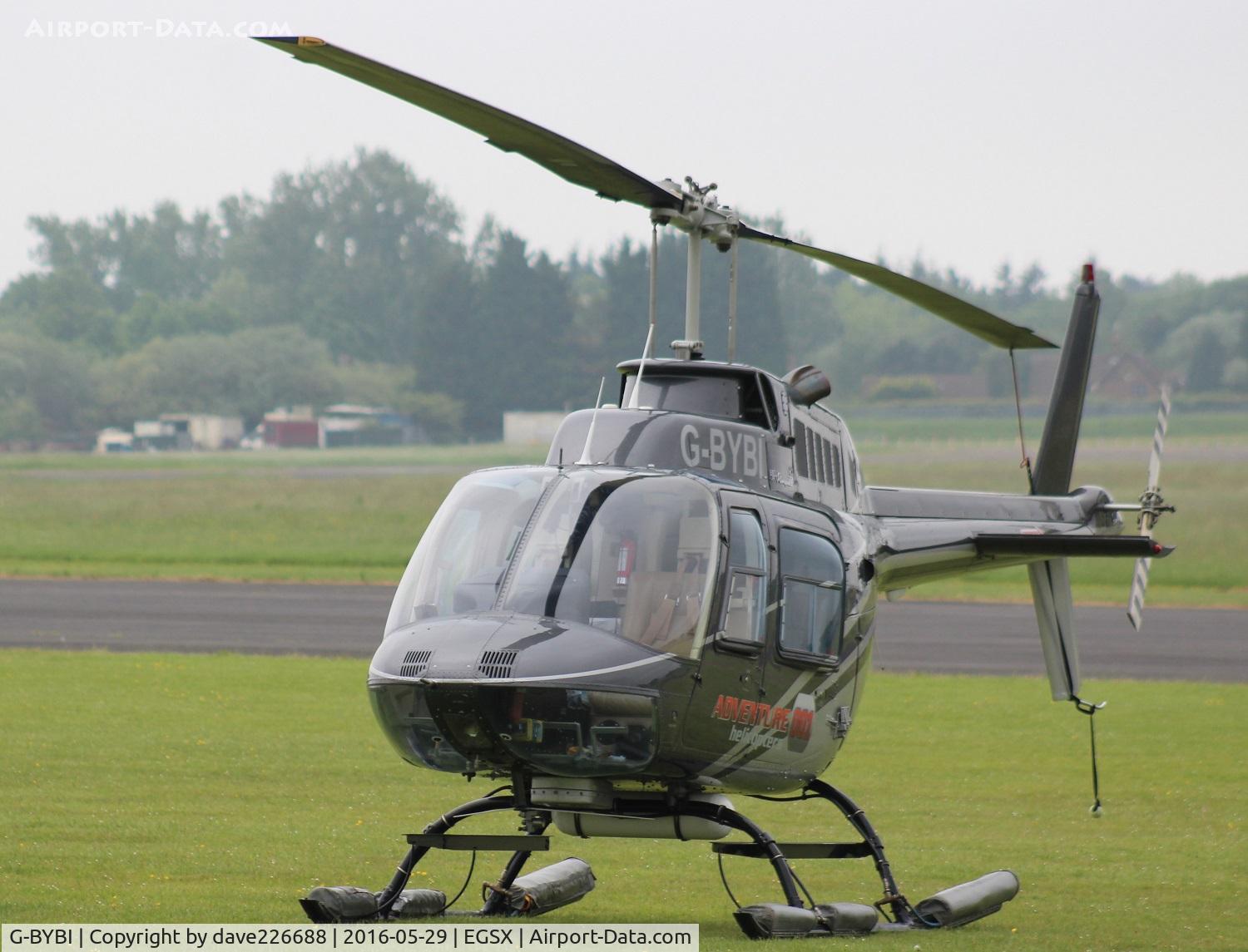 G-BYBI, 1992 Bell 206B JetRanger C/N 3668, G BYBI - Pleasure trips to London from North Weald EGSX