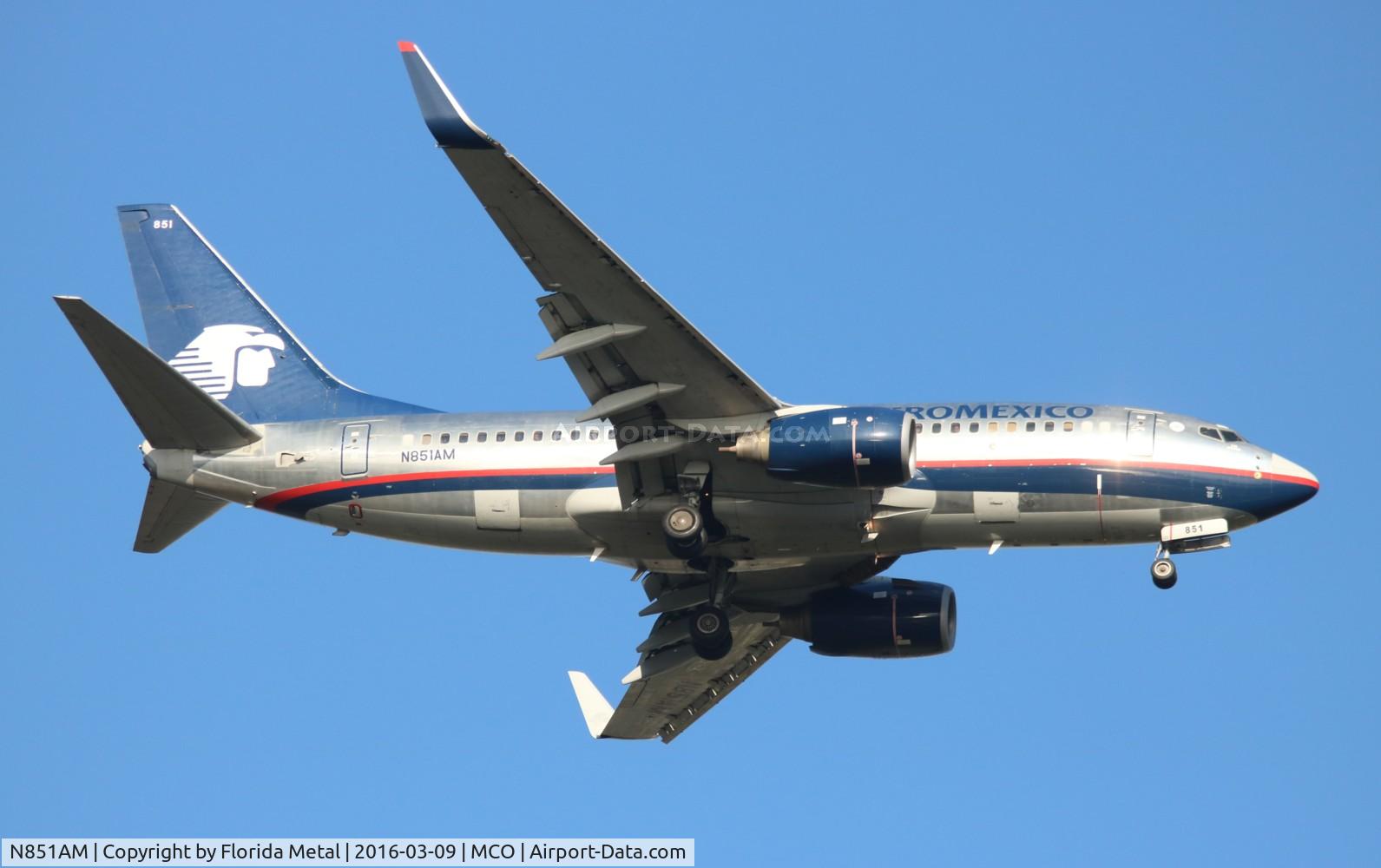 N851AM, 2003 Boeing 737-752 C/N 29363, Aeromexico