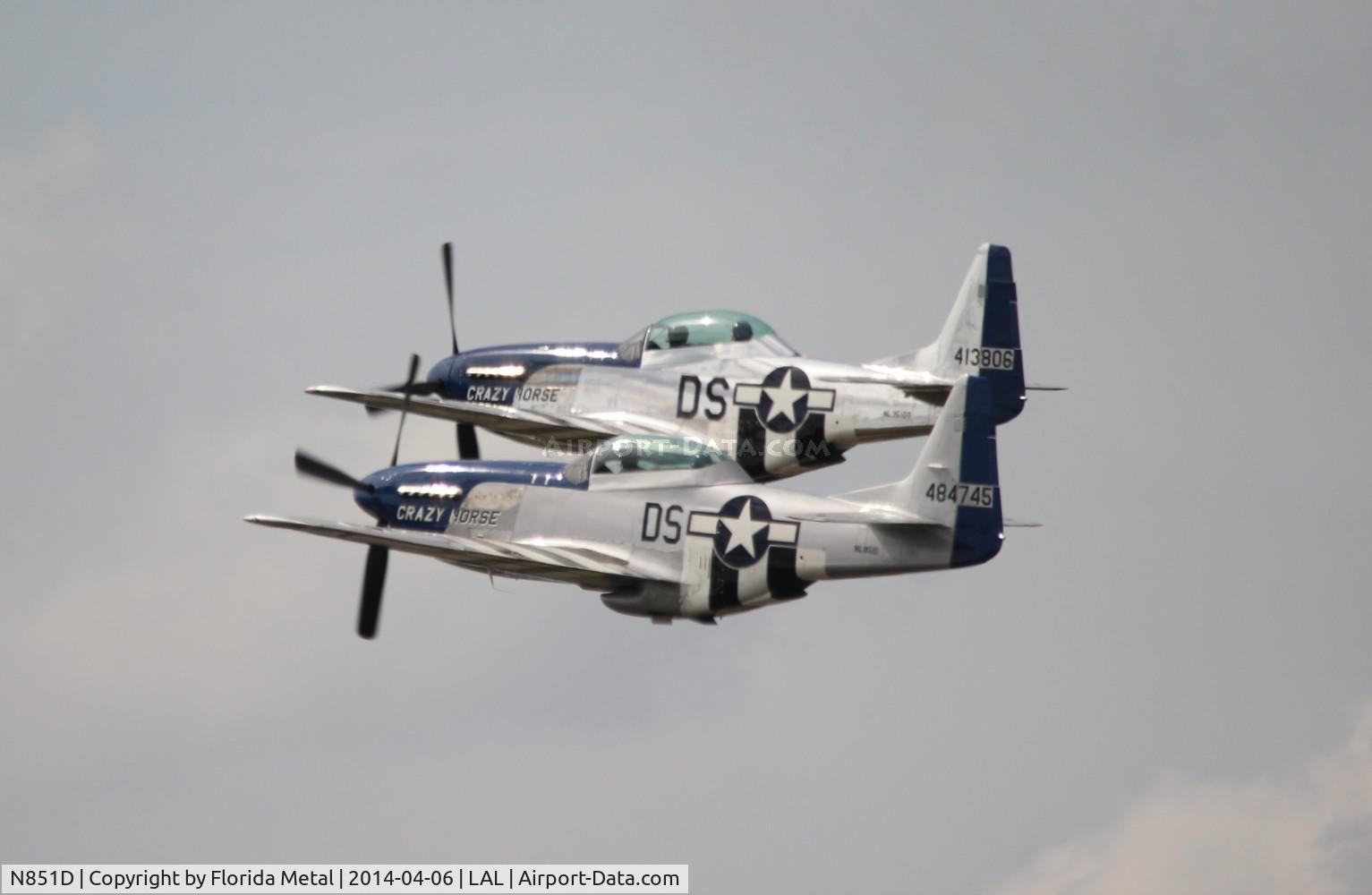 N851D, 1944 North American P-51D Mustang C/N 44-84745, The 2 Crazy Horses
