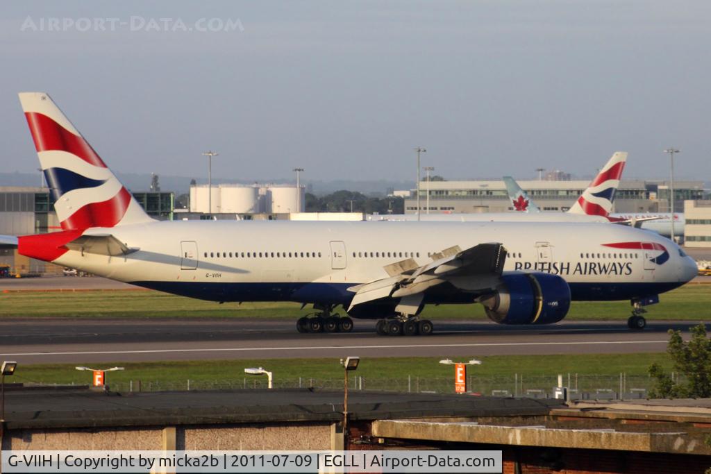 G-VIIH, 1997 Boeing 777-236 C/N 27490, Landing