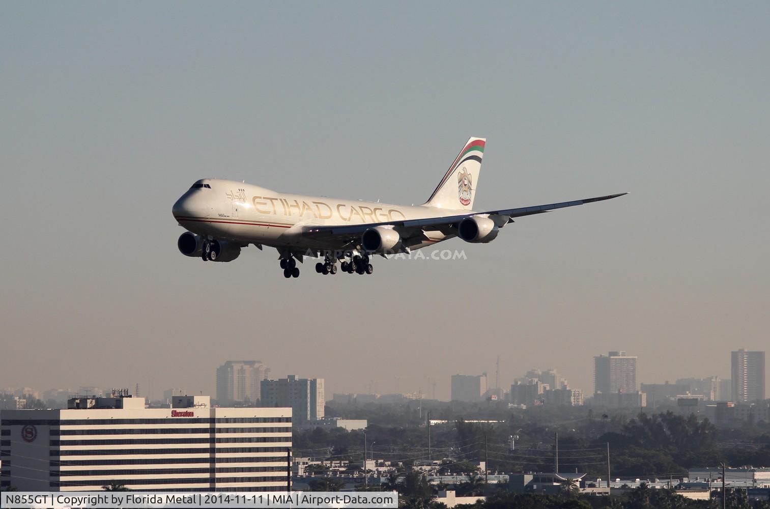 N855GT, 2013 Boeing 747-87UF C/N 37567, Etihad Cargo