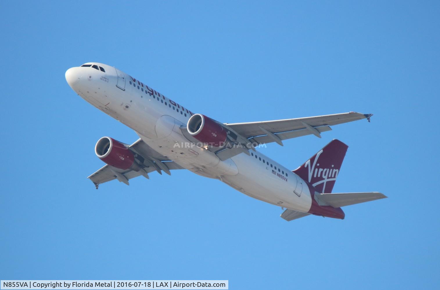 N855VA, 2012 Airbus A320-214 C/N 5179, Virgin America