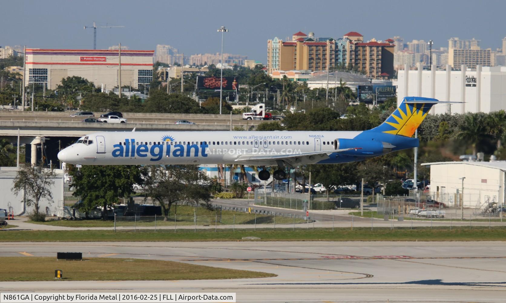 N861GA, 1987 McDonnell Douglas MD-83 (DC-9-83) C/N 49557, Allegiant