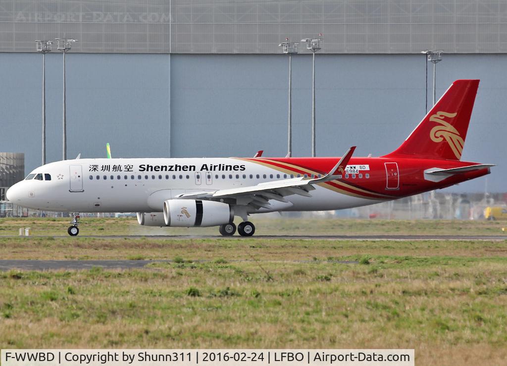 F-WWBD, 2016 Airbus A320-232 C/N 6984, C/n 6984 - To be B-8409