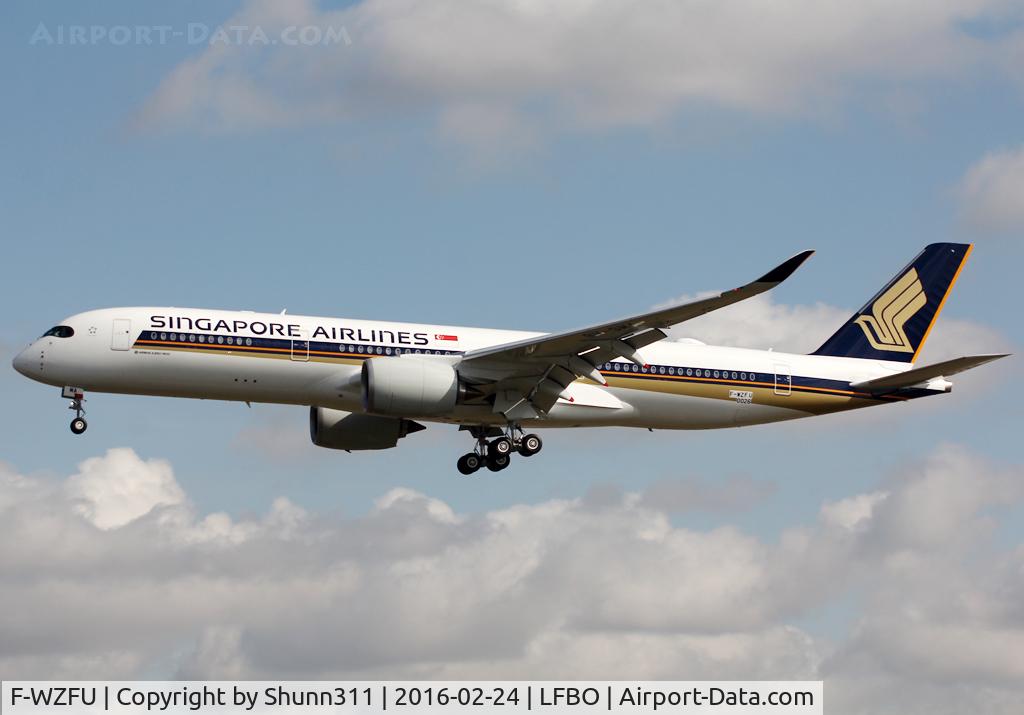 F-WZFU, 2016 Airbus A350-941 C/N 026, C/n 0026 - To be 9V-SMA