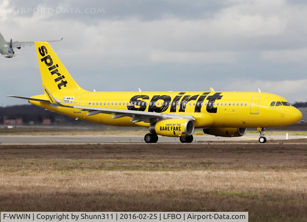 F-WWIN, 2016 Airbus A320-232 C/N 7008, C/n 7008 - To be N645NK