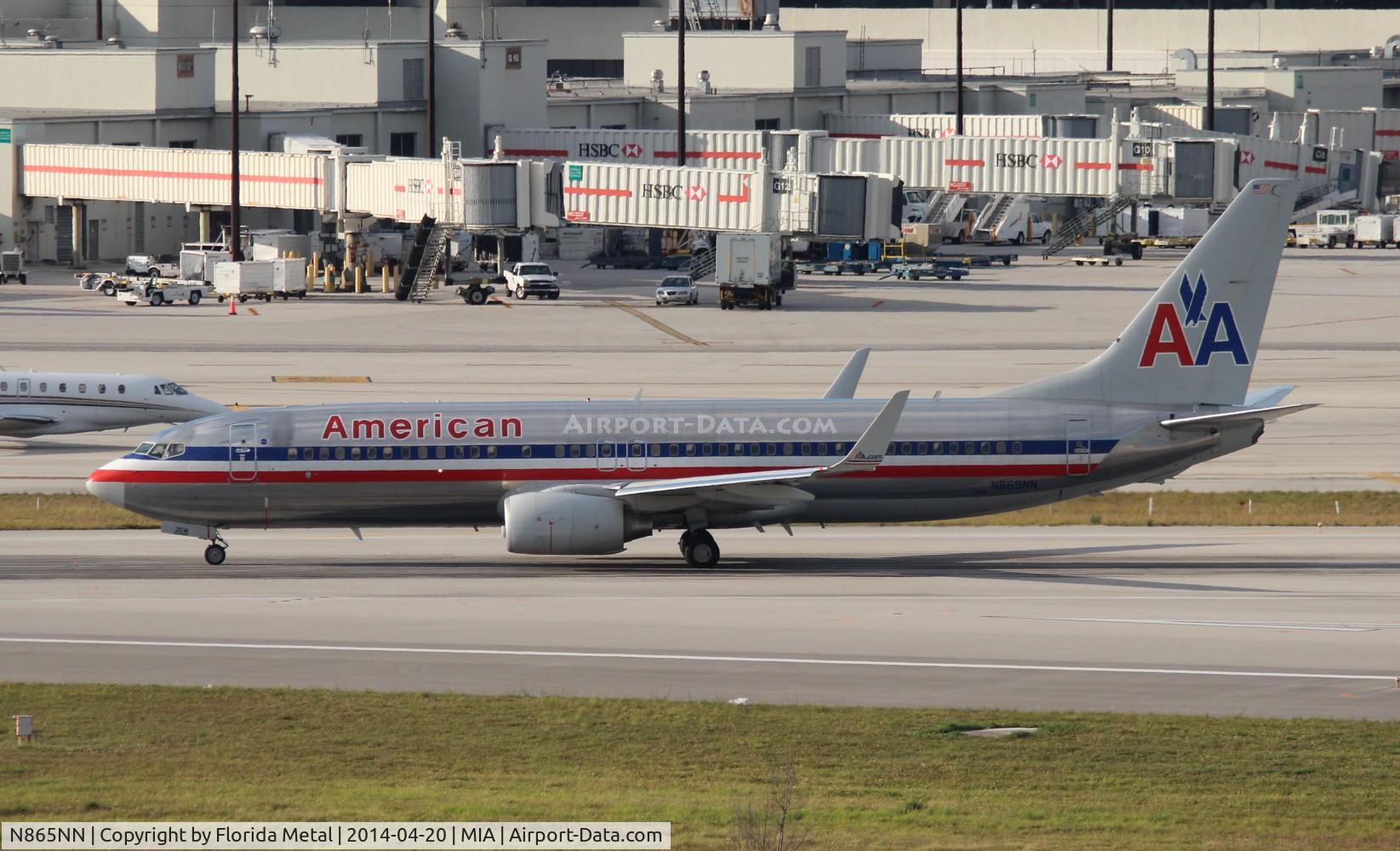 N865NN, 2010 Boeing 737-823 C/N 29554, American