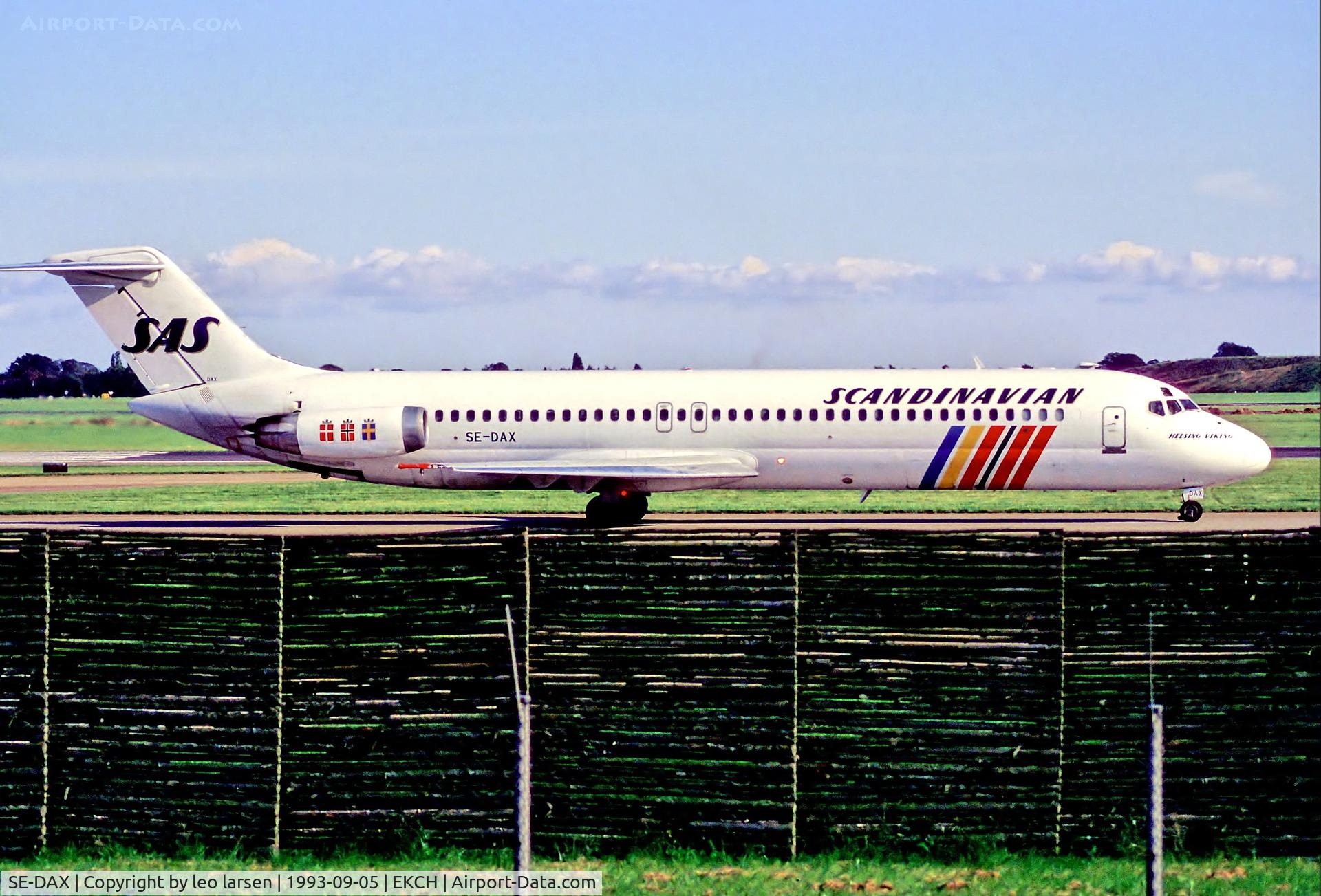 SE-DAX, 1974 Douglas DC-9-41 C/N 47631, Copenhagen 5.9.93