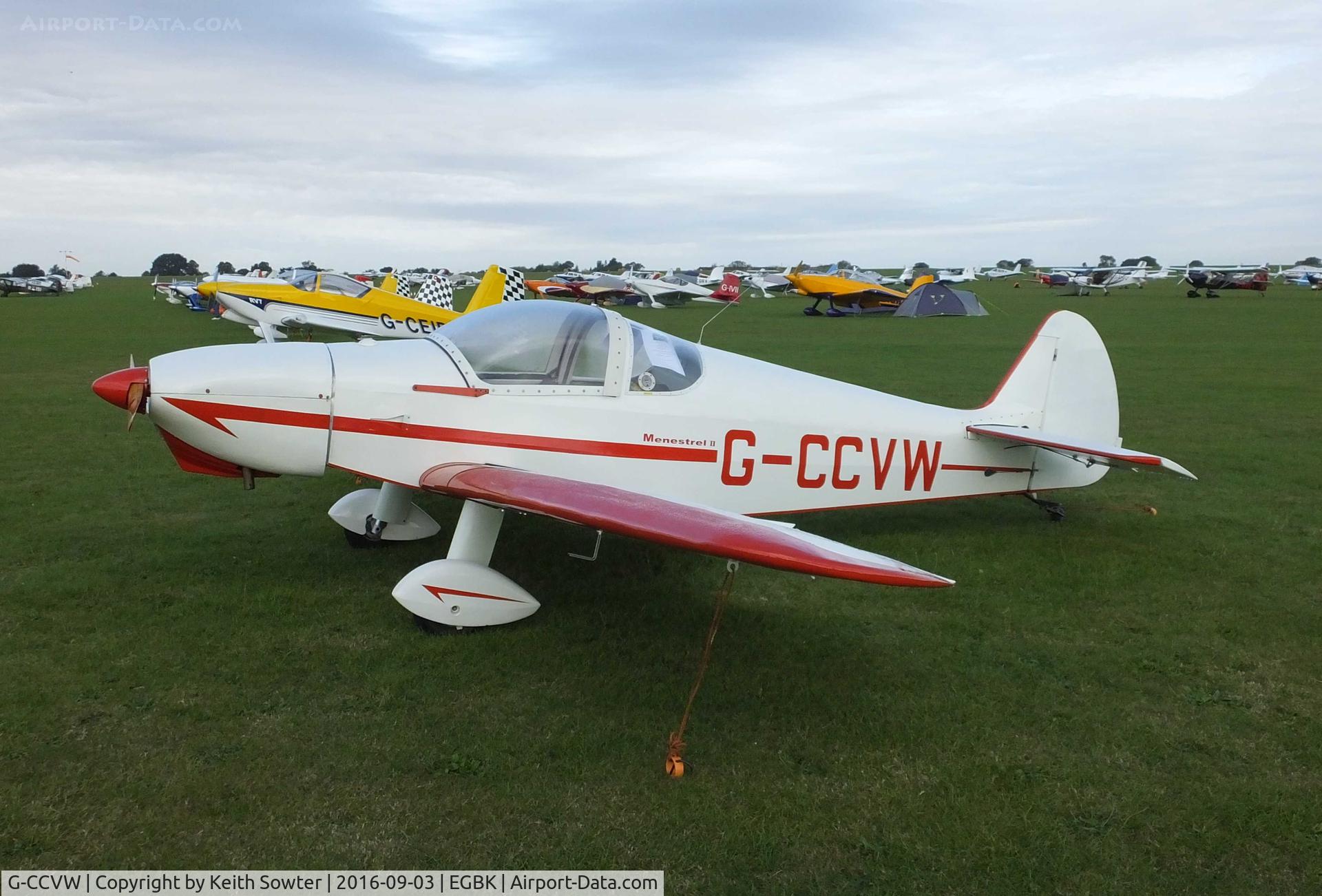 G-CCVW, 2004 Nicollier HN-700 Menestrel II C/N PFA 217-11950, LAA FLY-IN