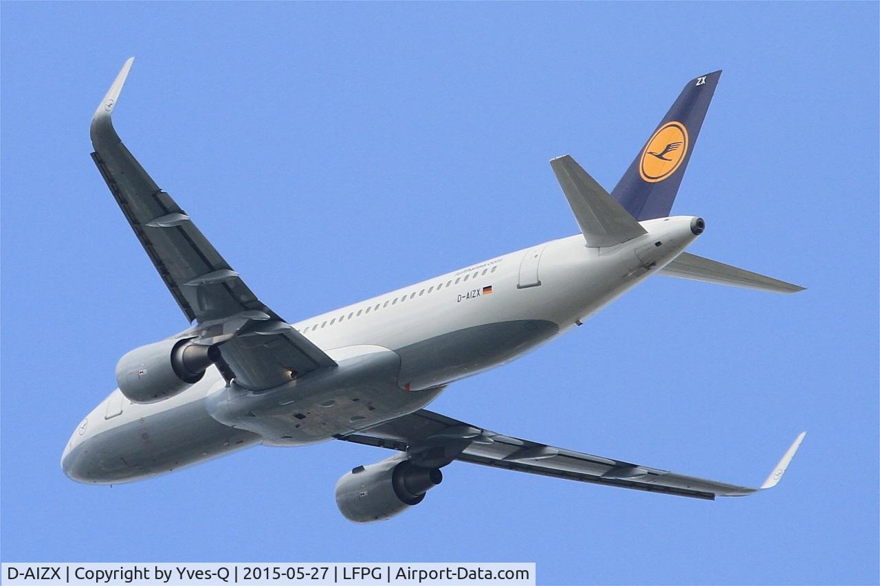 D-AIZX, 2013 Airbus A320-214 C/N 5741, Airbus A320-214, Take off rwy 27L, Roissy Charles De Gaulle airport (LFPG-CDG)