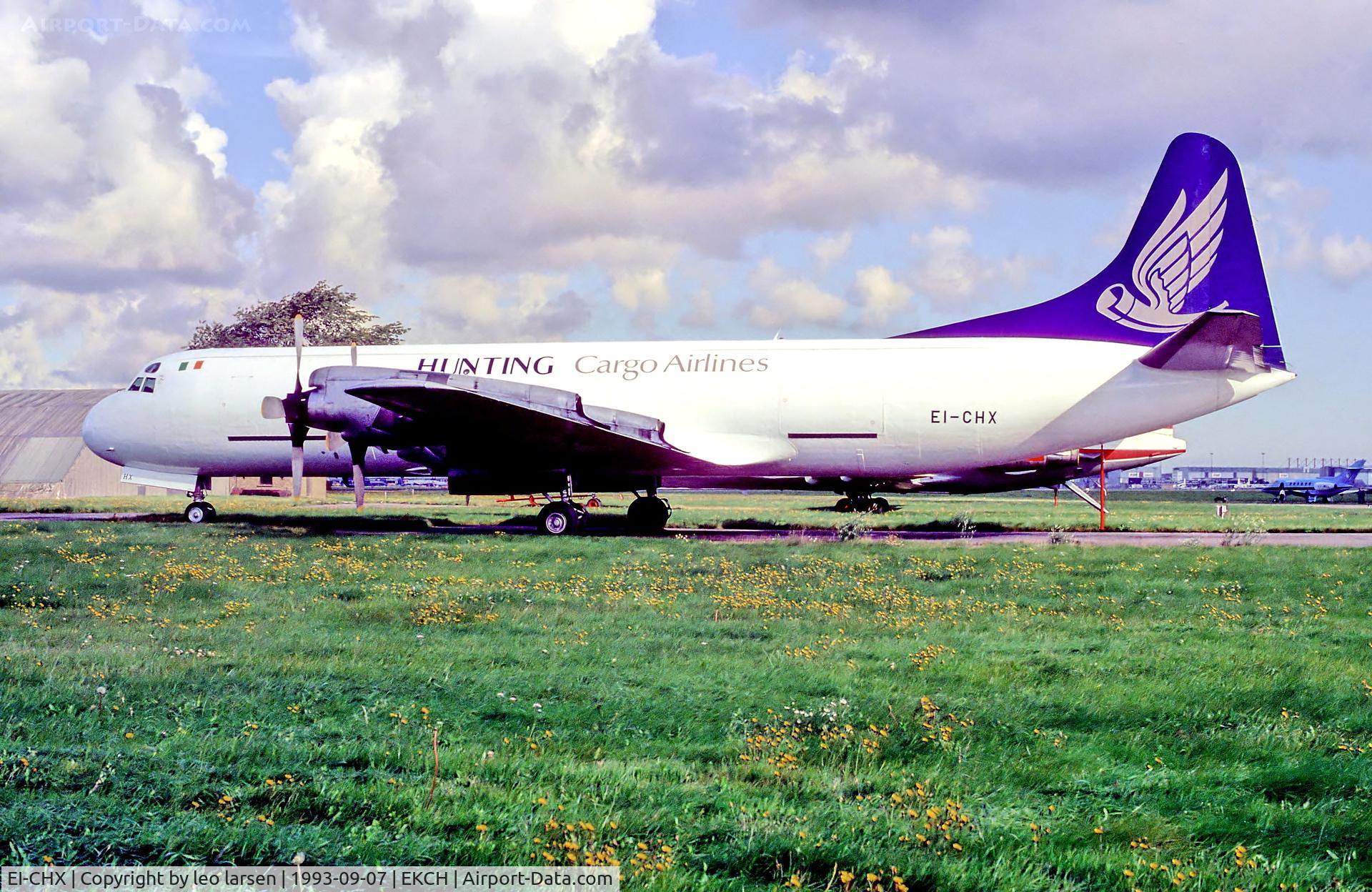 EI-CHX, 1959 Lockheed L-188C(F) Electra C/N 2006, Copenhagen 7.9.93