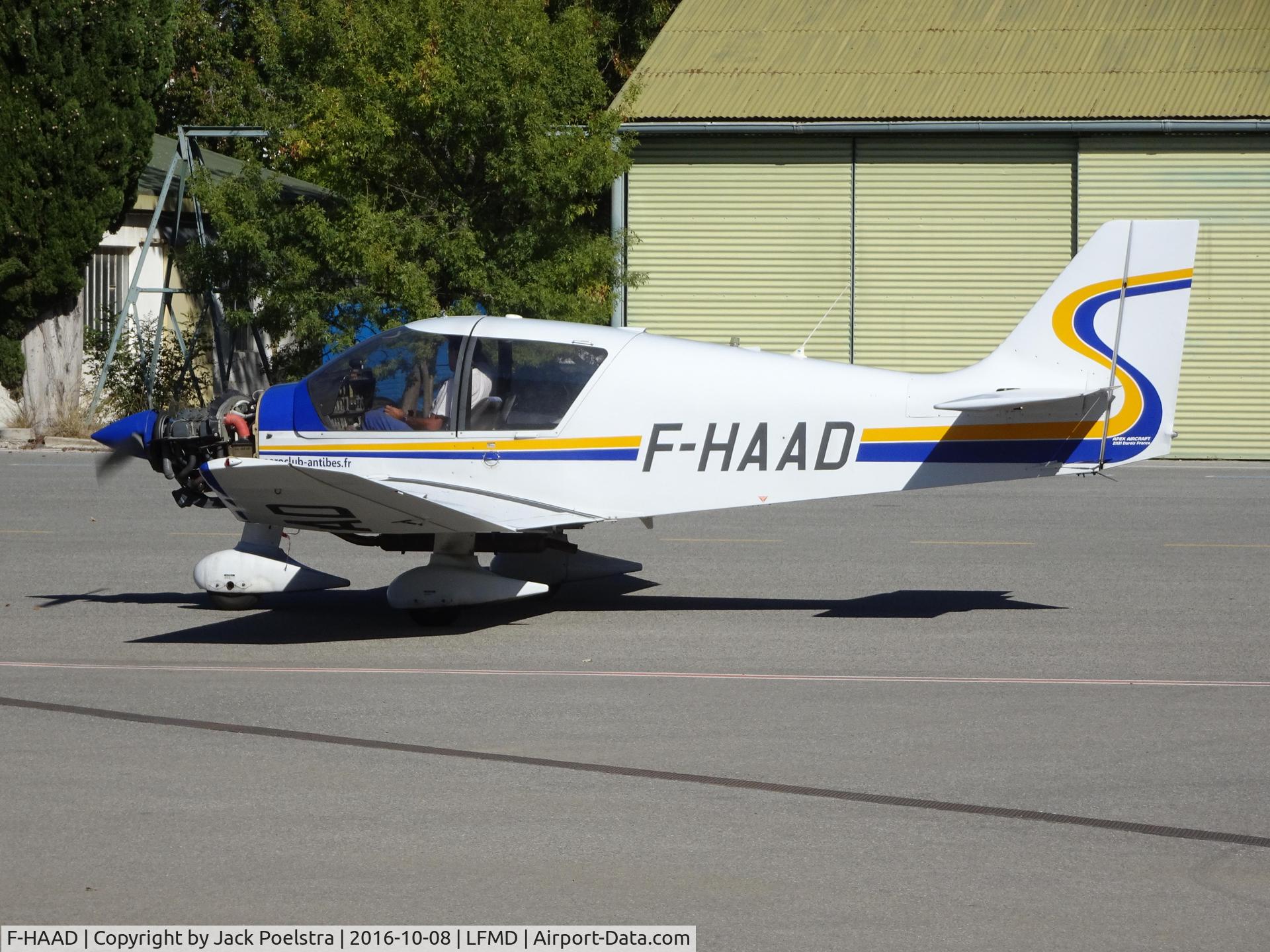 F-HAAD, Robin DR-400-120 Dauphin 2+2 C/N 2577, Engine test of Robin DR-400 of Aeroclub Antibes.
