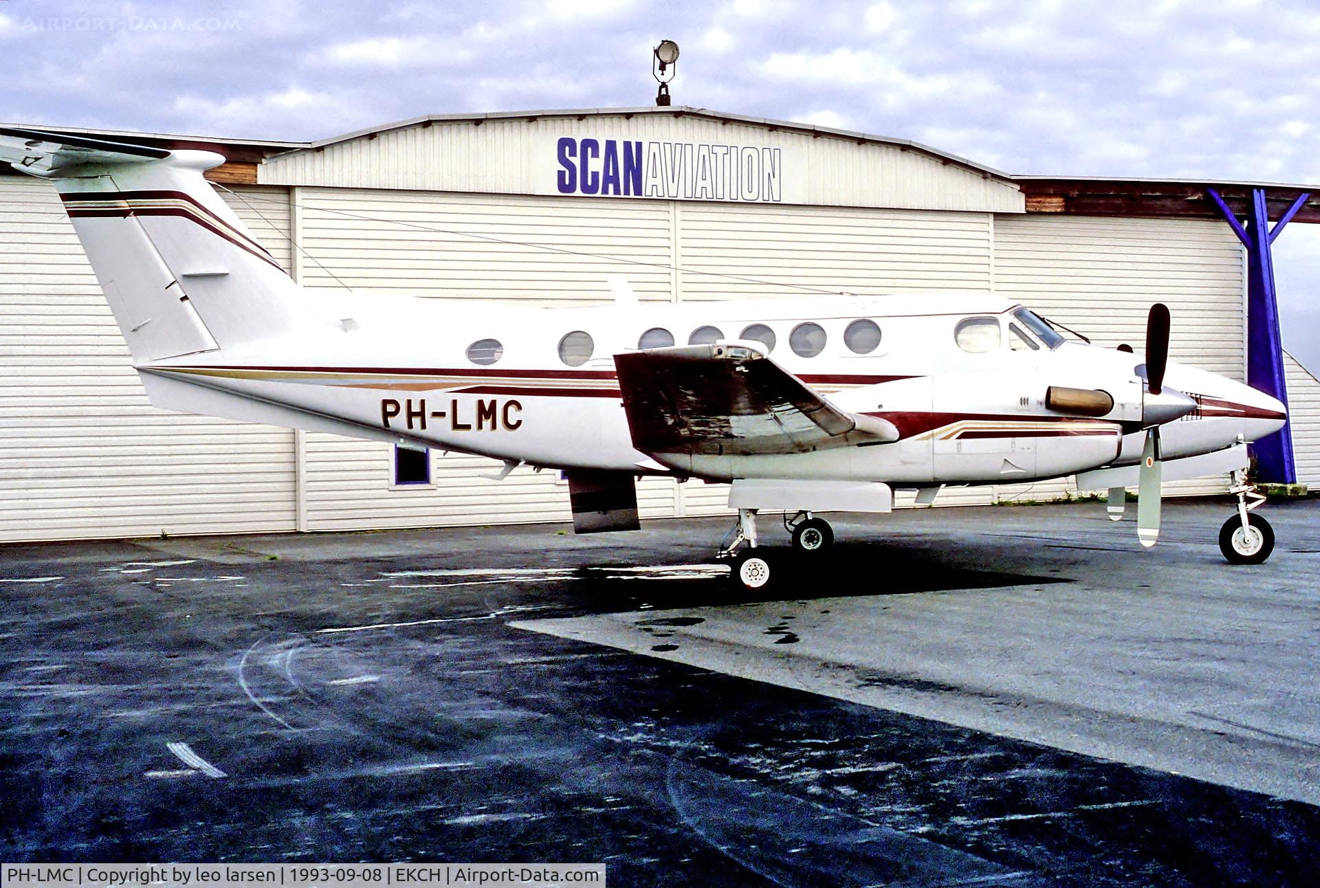PH-LMC, 1981 Beech B-200 King Air C/N BB-988, Copenhagen 8.9.93