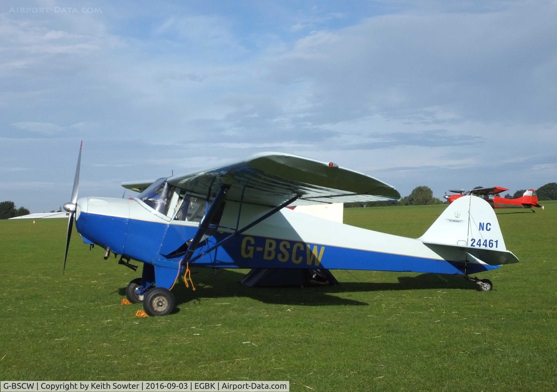 G-BSCW, 1941 Taylorcraft BC-65 C/N 1798, LAA FLY-IN