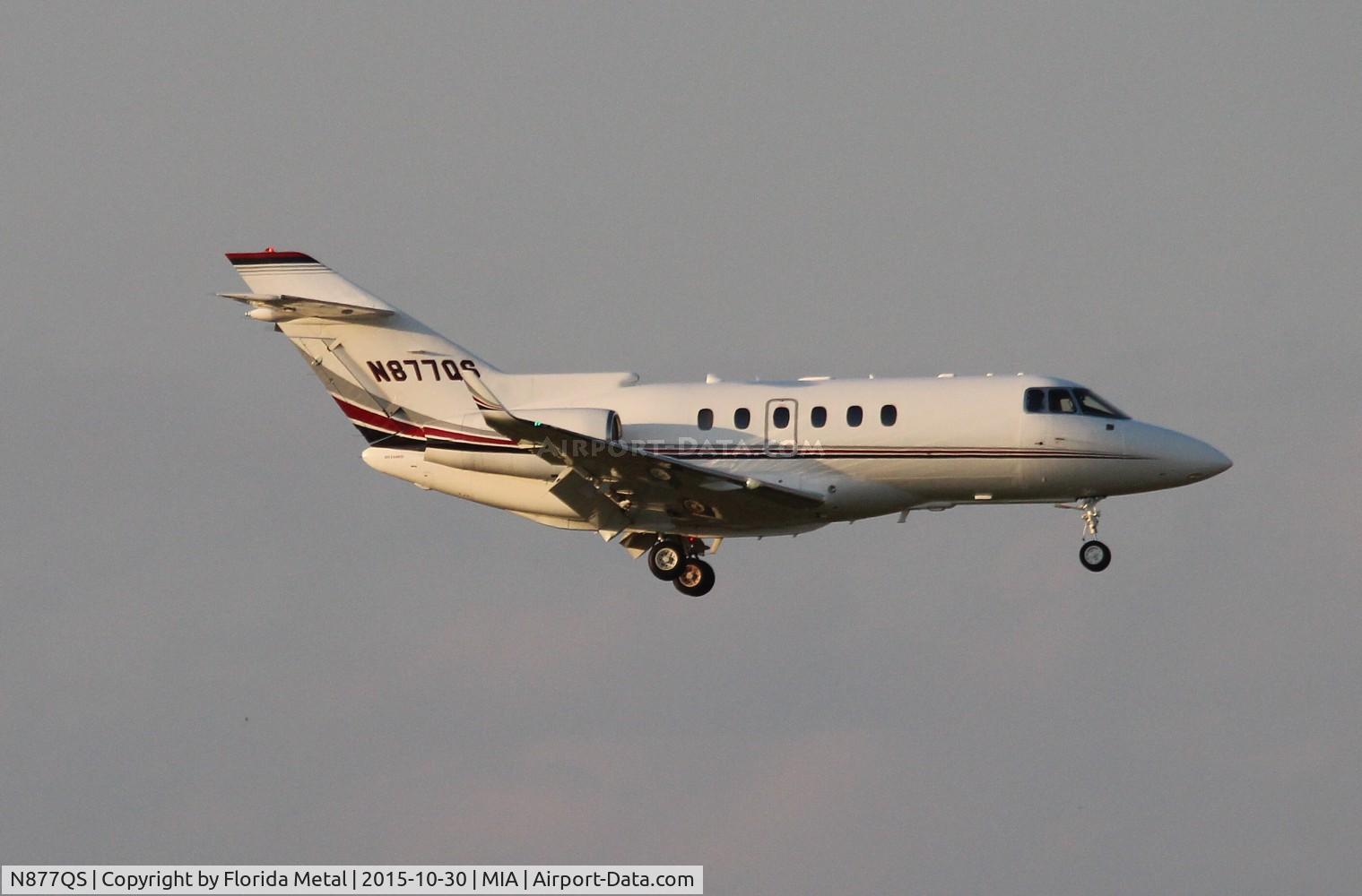 N877QS, 2008 Hawker Beechcraft Hawker 900XP C/N HA-0066, Net Jets Hawker 900XP