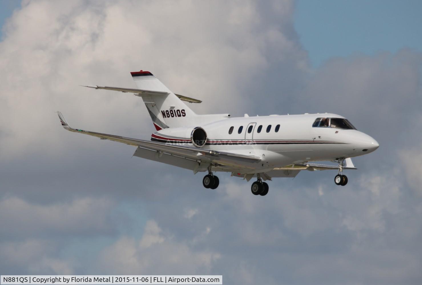 N881QS, 2008 Hawker Beechcraft Corp HAWKER 900XP C/N HA-0050, Net Jets