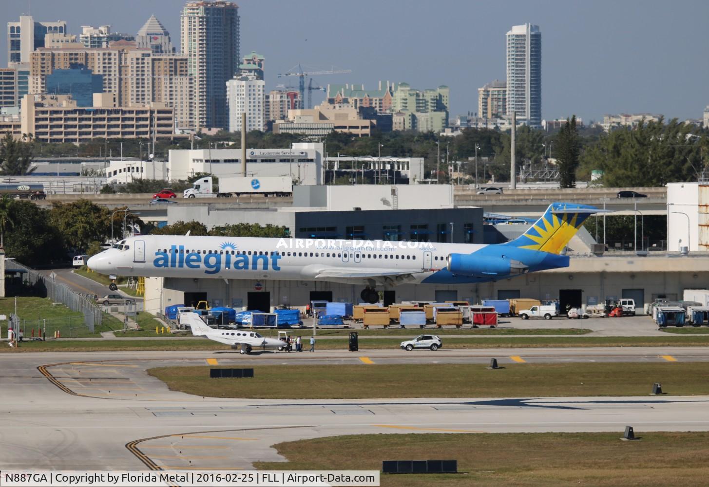 N887GA, 1990 McDonnell Douglas MD-82 (DC-9-82) C/N 49932, Allegiant
