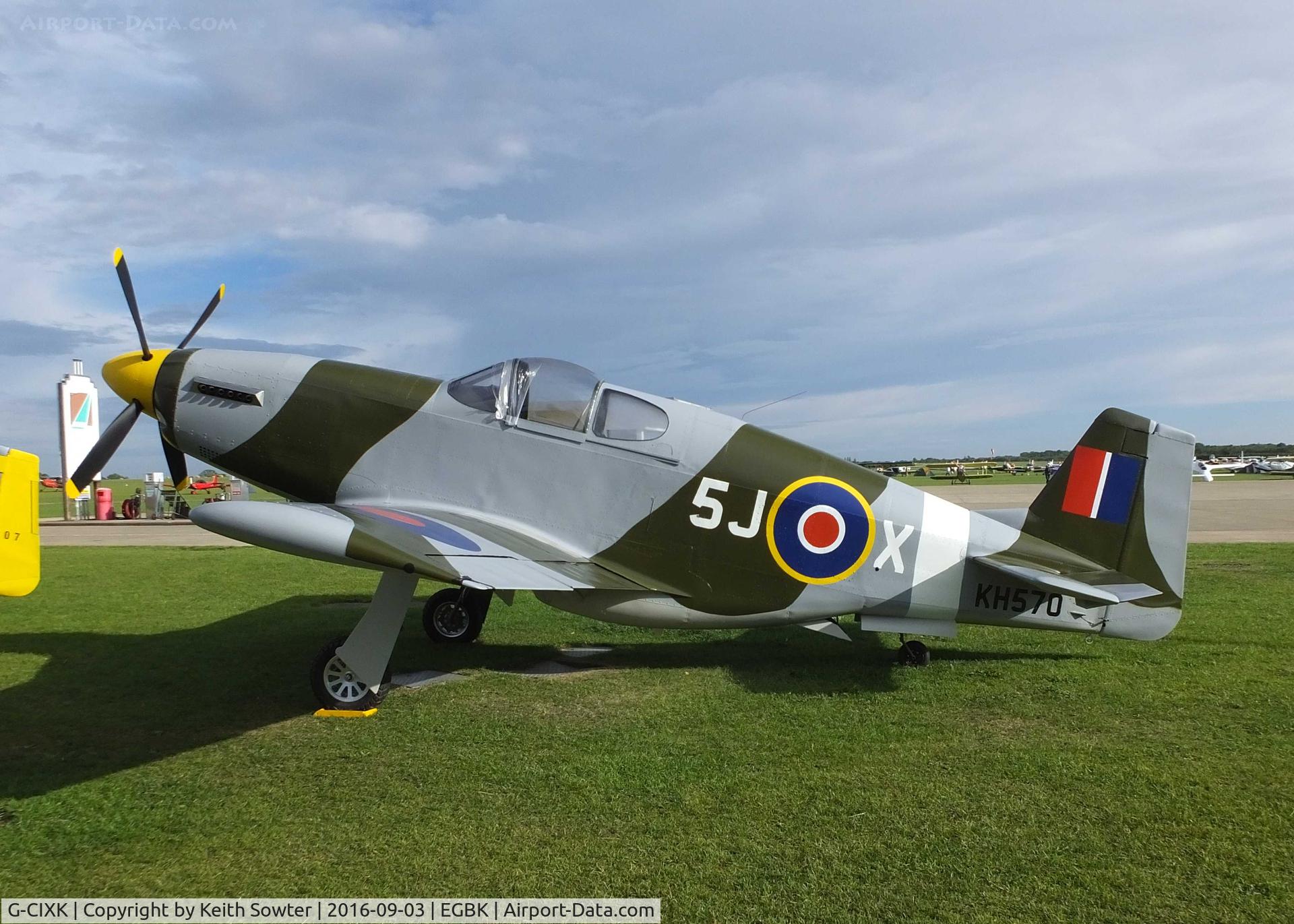 G-CIXK, 2016 Titan T-51 Mustang C/N LAA 355-15207, LAA FLY-IN
