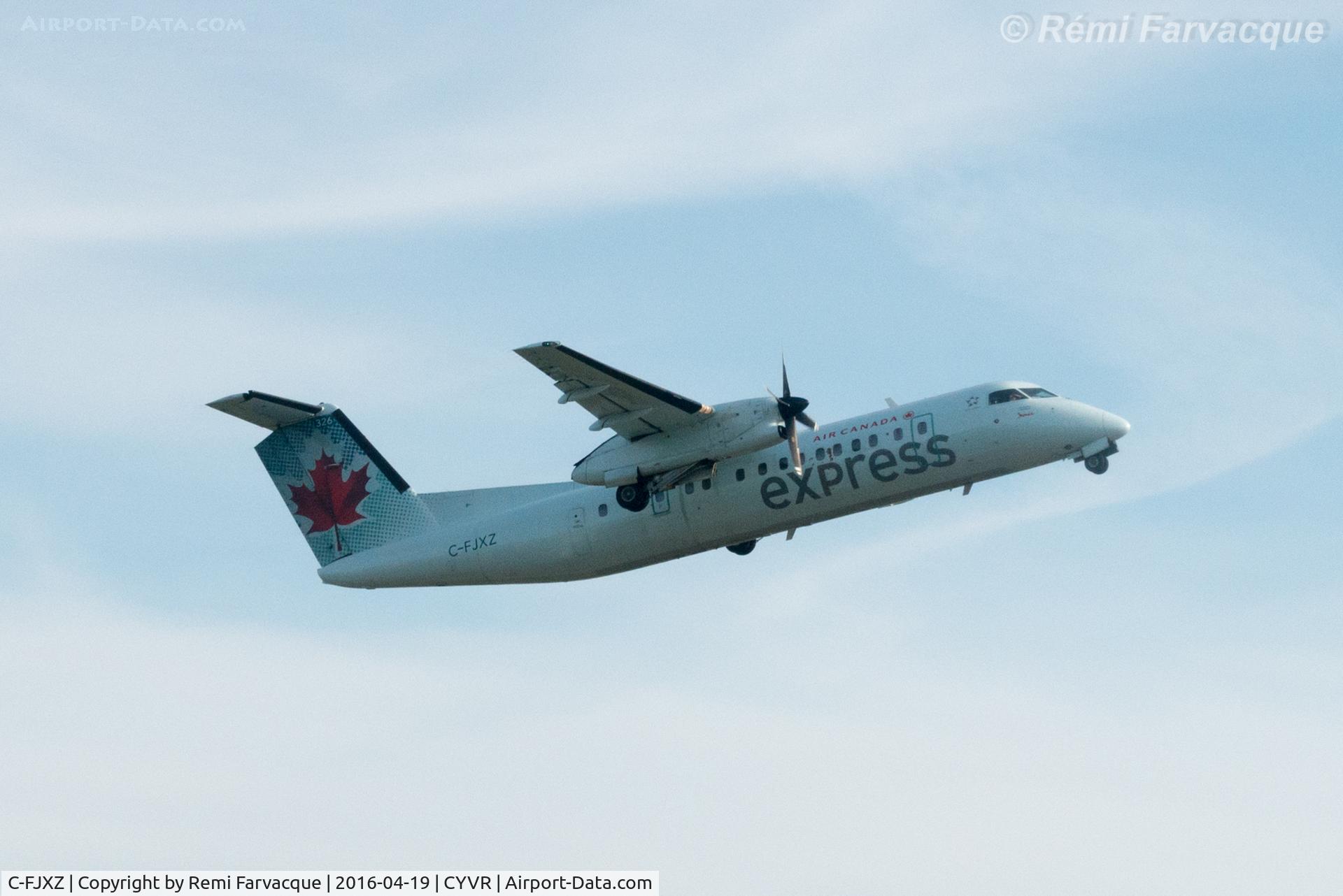 C-FJXZ, 1991 De Havilland Canada DHC-8-311 Dash 8 C/N 264, Take-off weasterly on north runway