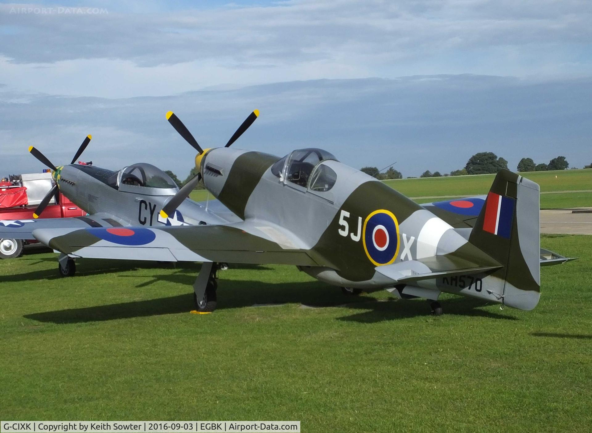 G-CIXK, 2016 Titan T-51 Mustang C/N LAA 355-15207, LAA FLY-IN