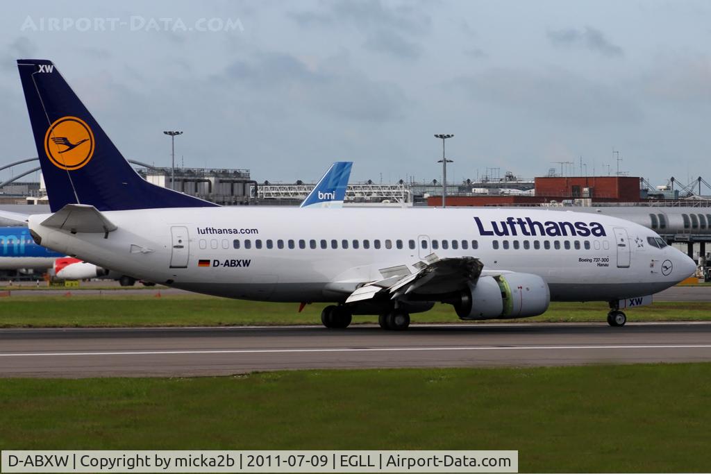 D-ABXW, 1989 Boeing 737-330 C/N 24561, Landing