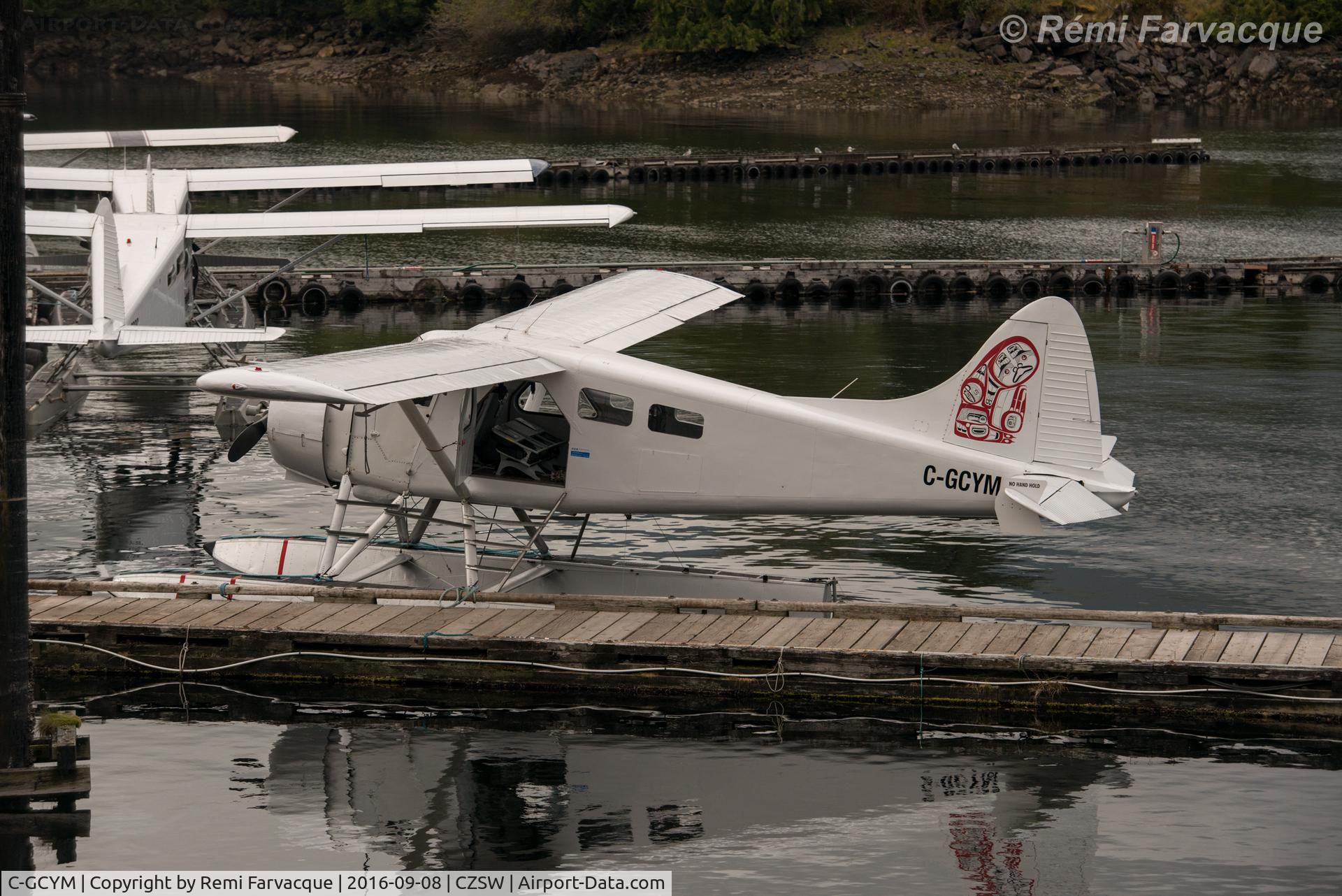 C-GCYM, 1953 De Havilland Canada DHC-2 Beaver Mk.1 C/N 354, Docked, ready for departure to CBN4 (Masset Waterdrome)