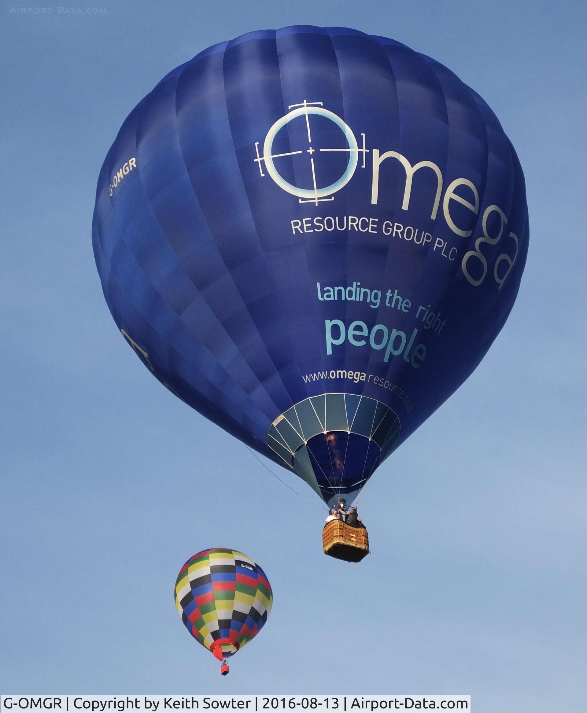 G-OMGR, 2008 Cameron Balloons Z-105 C/N 11095, Bristol Balloon Fiesta