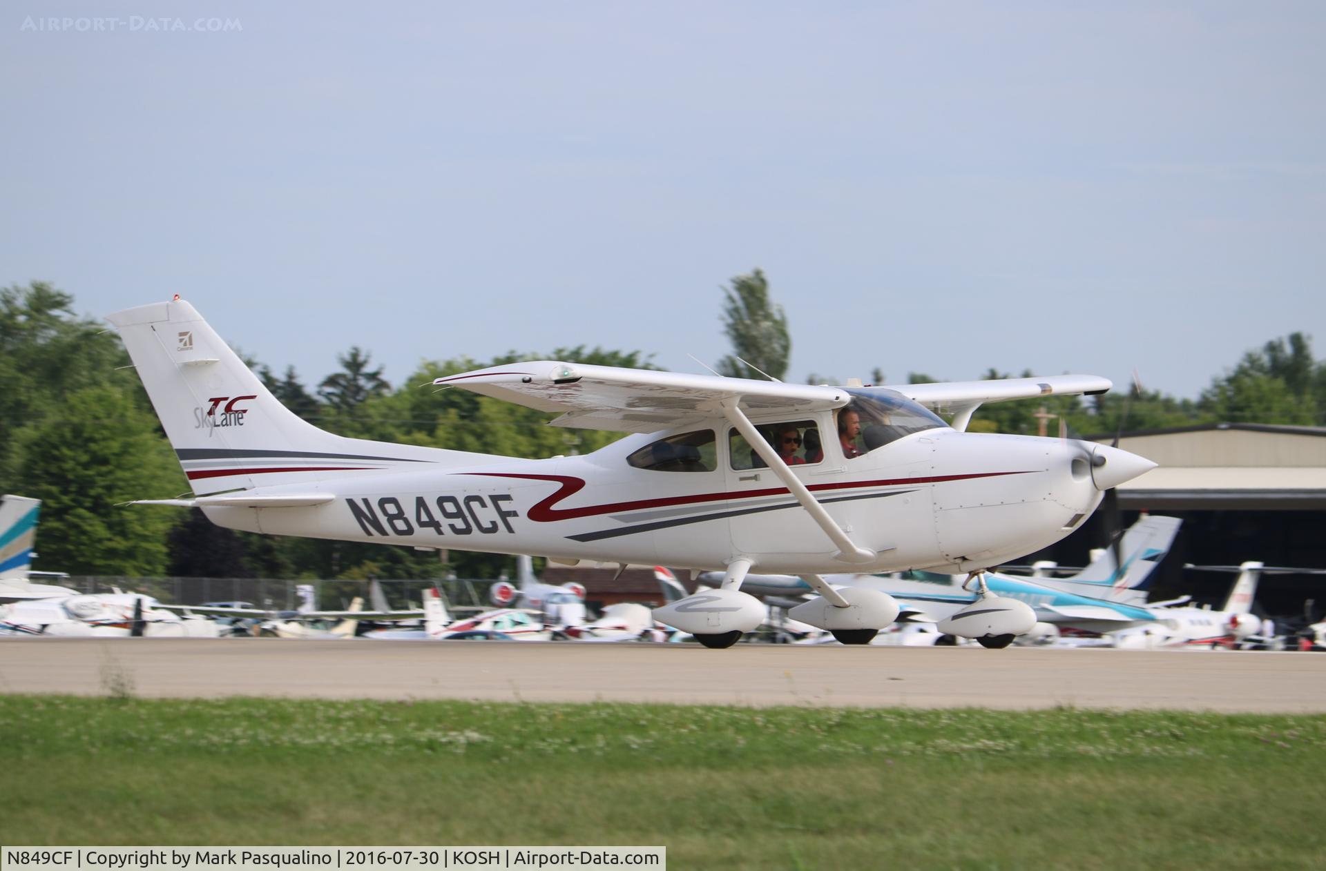 N849CF, 2002 Cessna T182T Turbo Skylane C/N T18208149, Cessna T182T