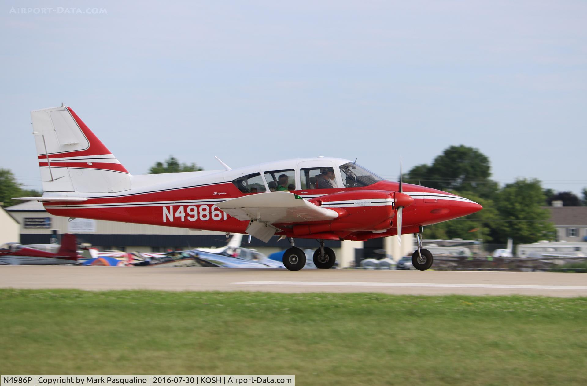 N4986P, 1964 Piper PA-23-235 Apache C/N 27-590, Piper PA-23-235