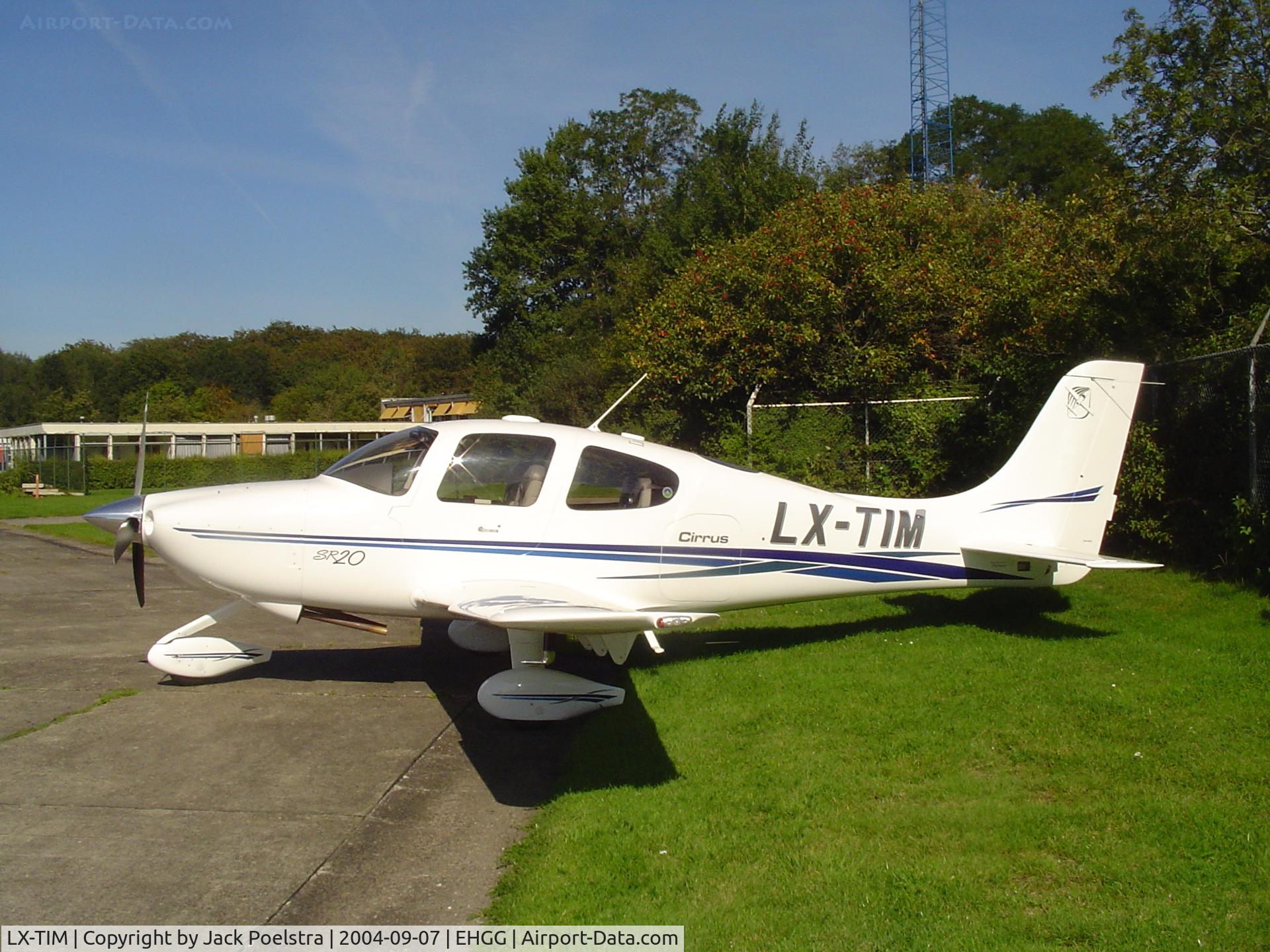 LX-TIM, 2003 Cirrus SR20 C/N 1345, LX-TIM  at ramp of General Enterprise