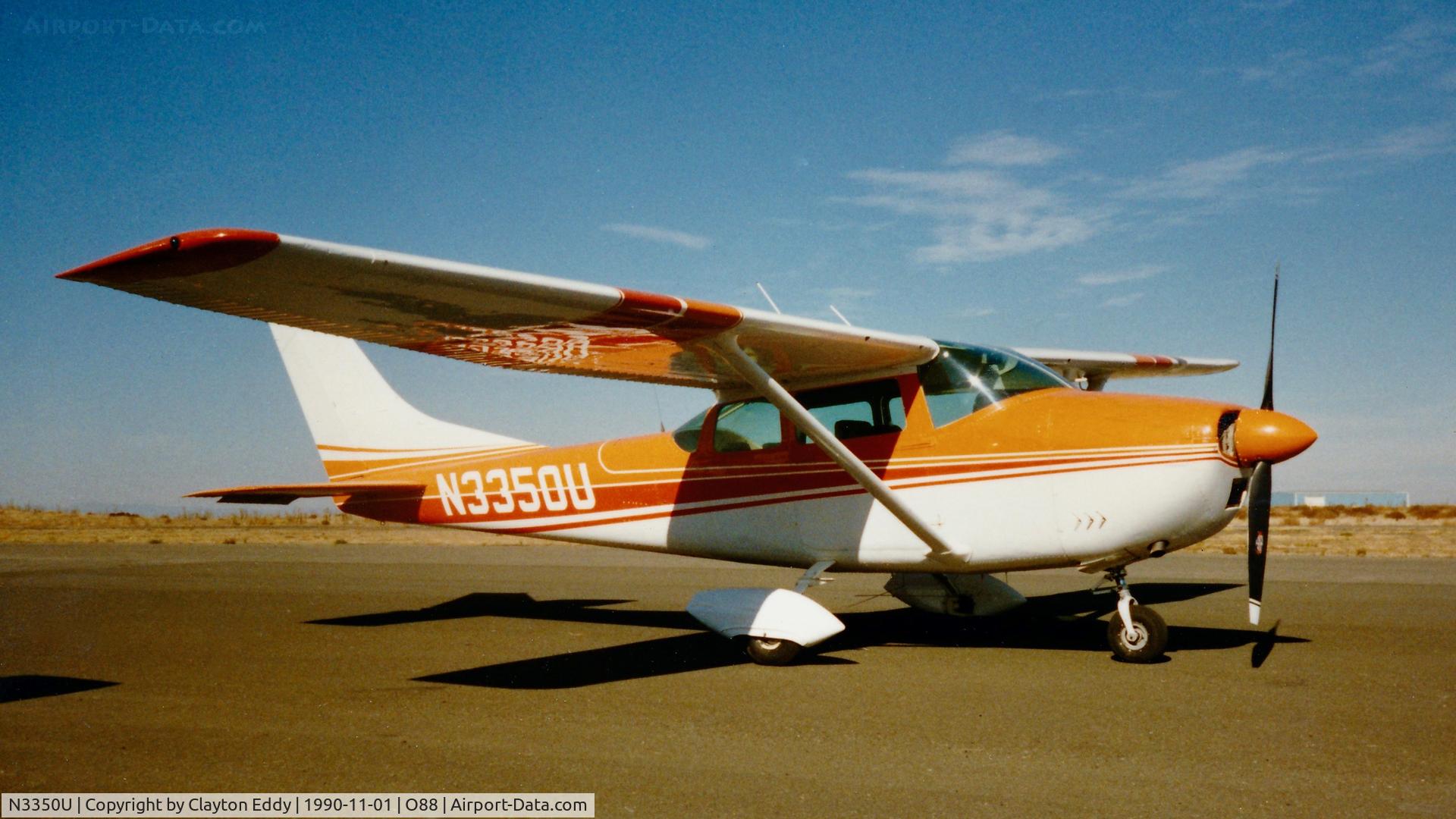 N3350U, 1963 Cessna 182F Skylane C/N 18254750, N3350U on the ramp at the old Rio Vista Airport in California.