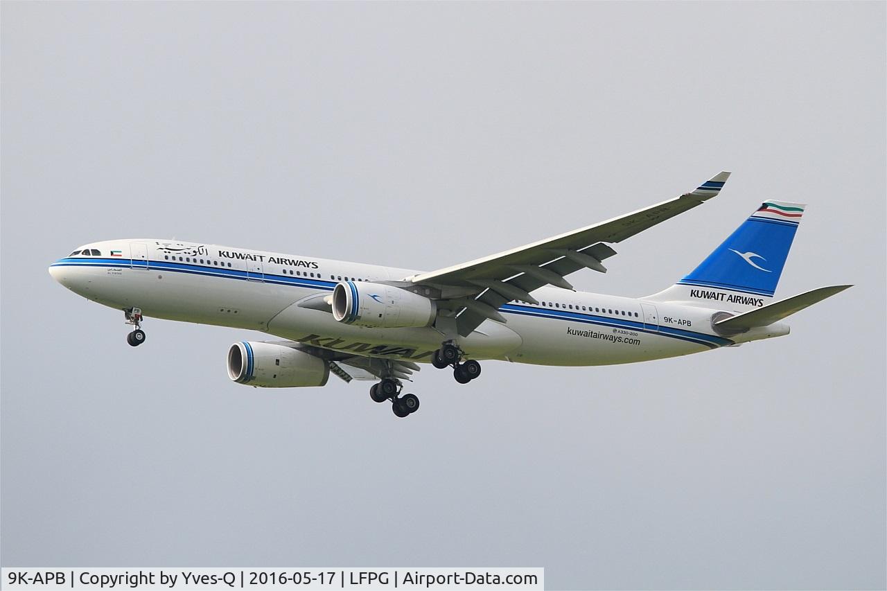 9K-APB, 2015 Airbus A330-243 C/N 1643, Airbus A330-243, Short approach rwy 27R, Paris-Roissy Charles De Gaulle airport (LFPG-CDG)