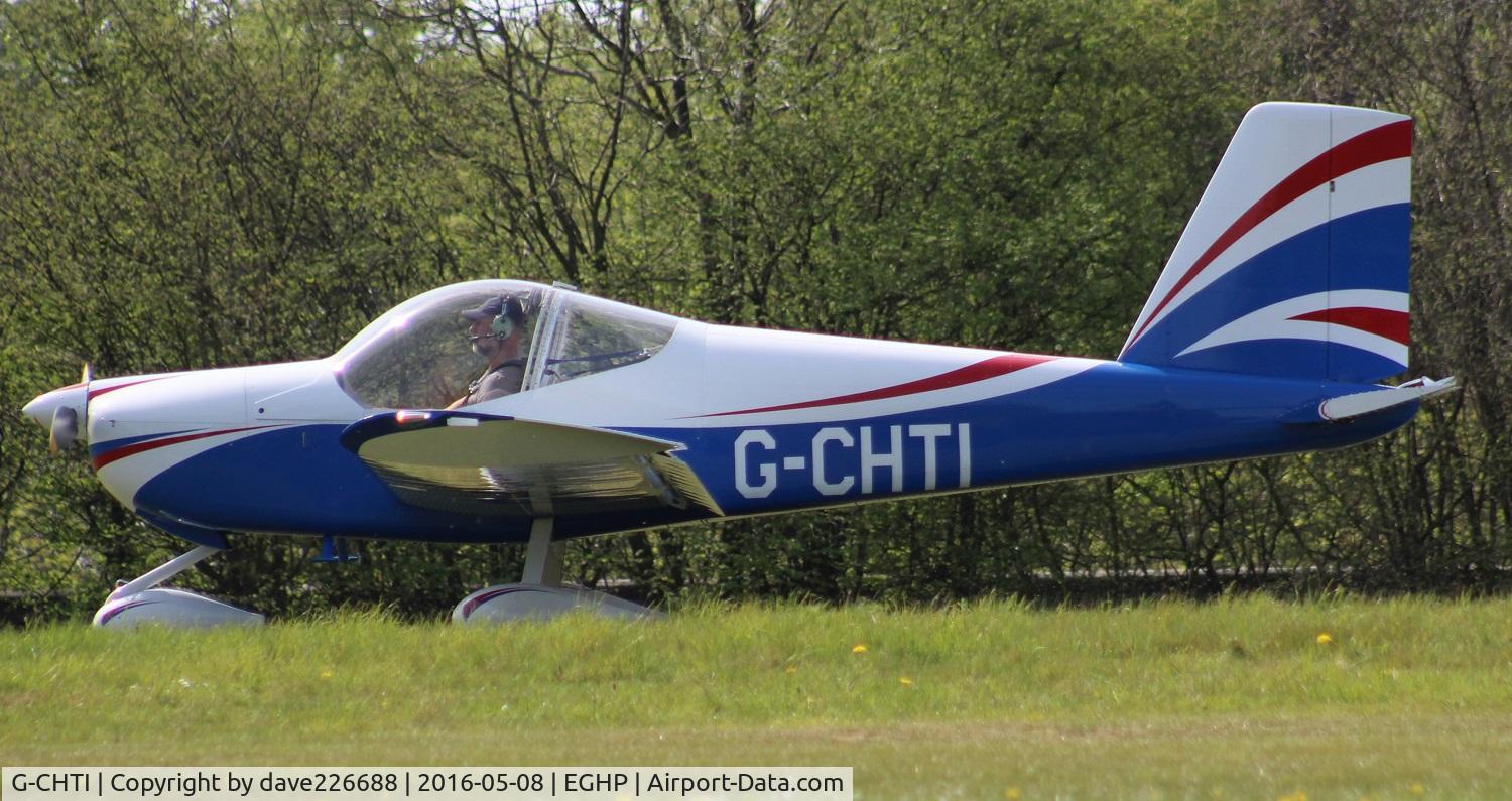 G-CHTI, 2013 Vans RV-12 C/N 363-15140, G CHTI arriving at the Popham Vans fly in EGHP