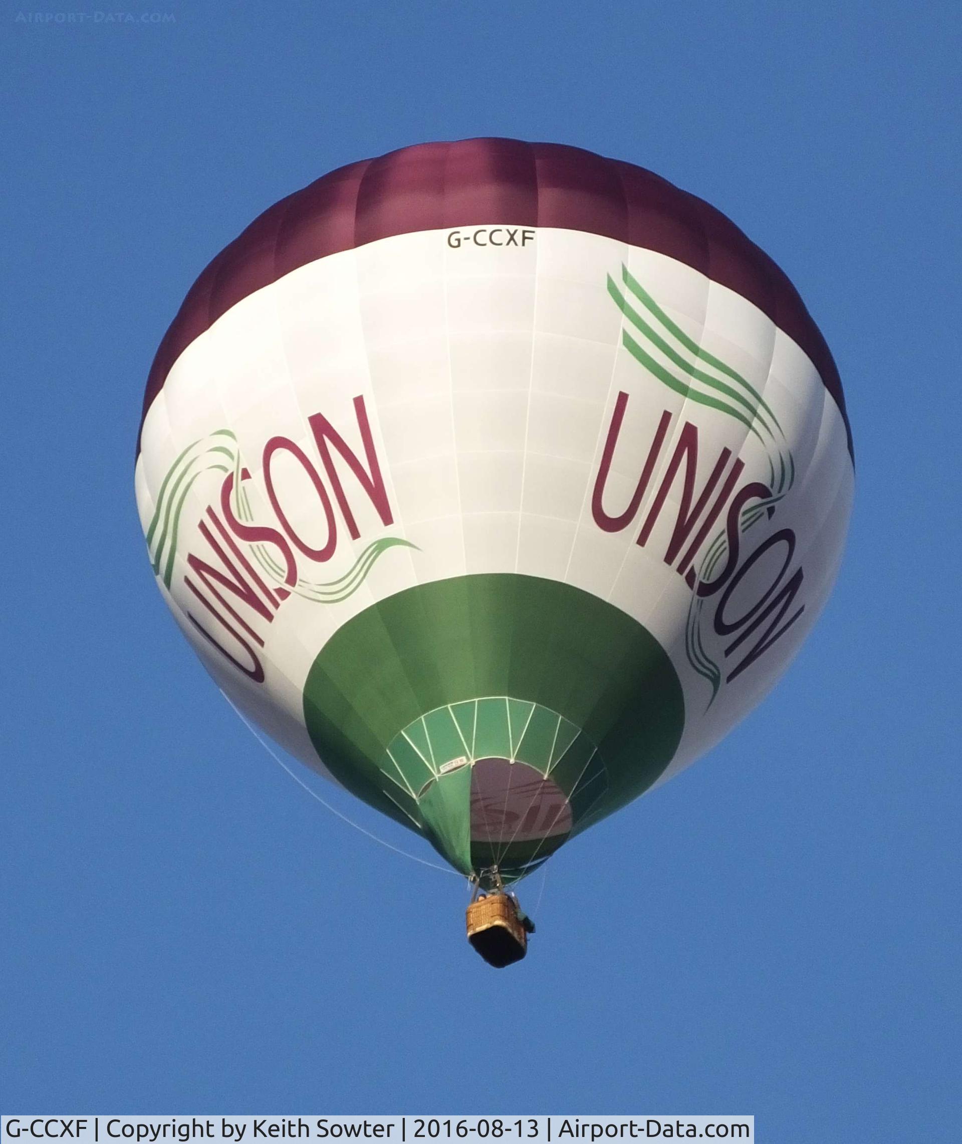 G-CCXF, 2004 Cameron Balloons Z-90 C/N 10593, BRISTOL BALLOON FIESTA