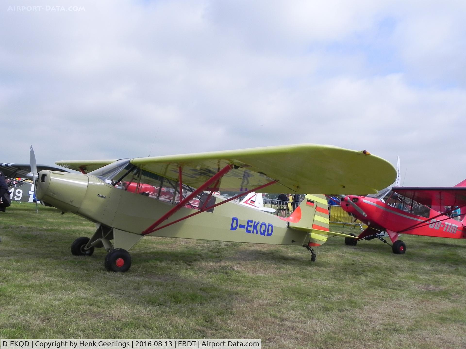 D-EKQD, 1951 Piper L-18C Super Cub (PA-18-95) C/N 18-1508, Schaffen Diest . Oldtimer show