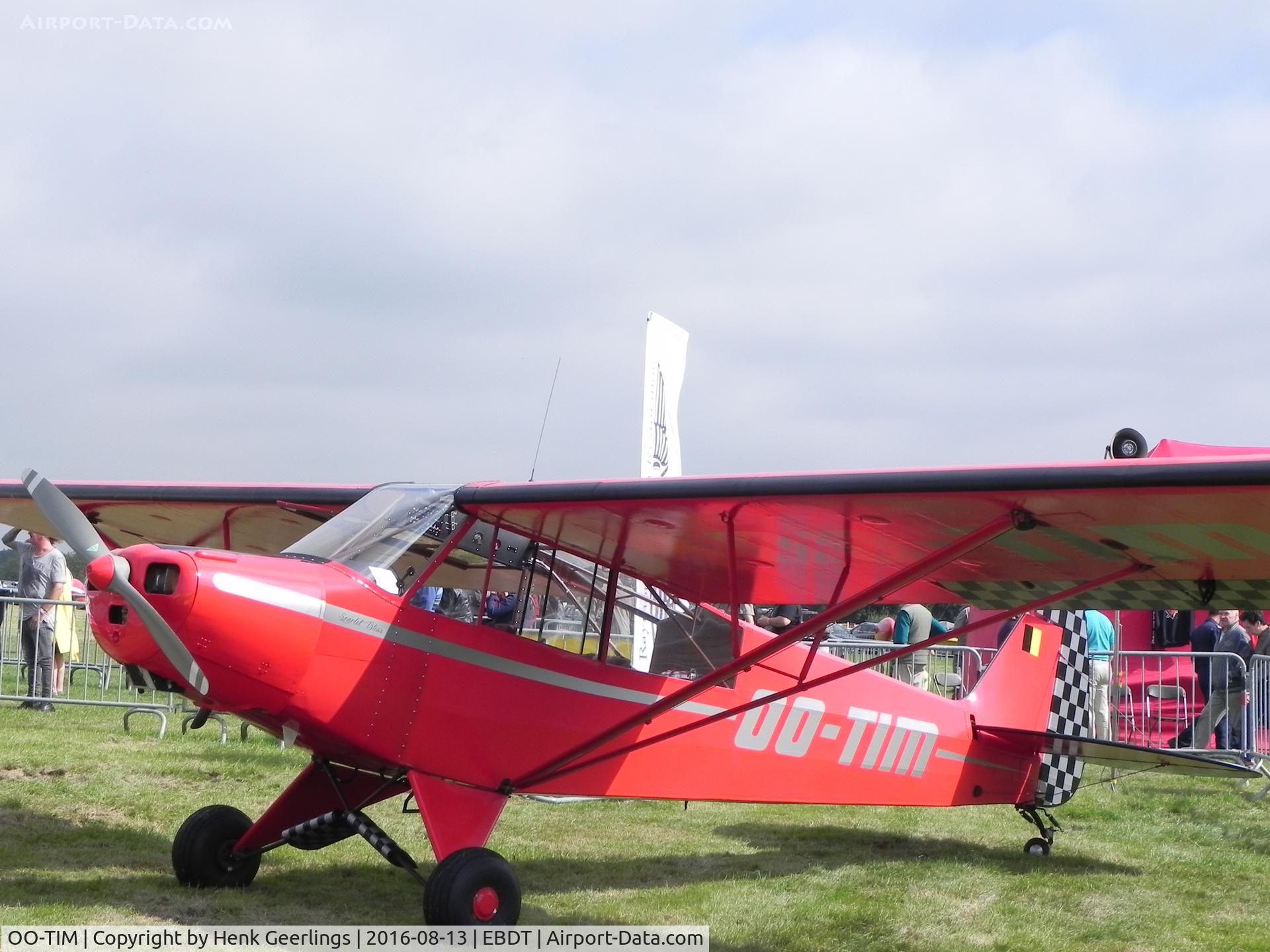 OO-TIM, 1954 Piper L-18C Super Cub C/N 18-3424, Schaffen Diest . Oldtimer show