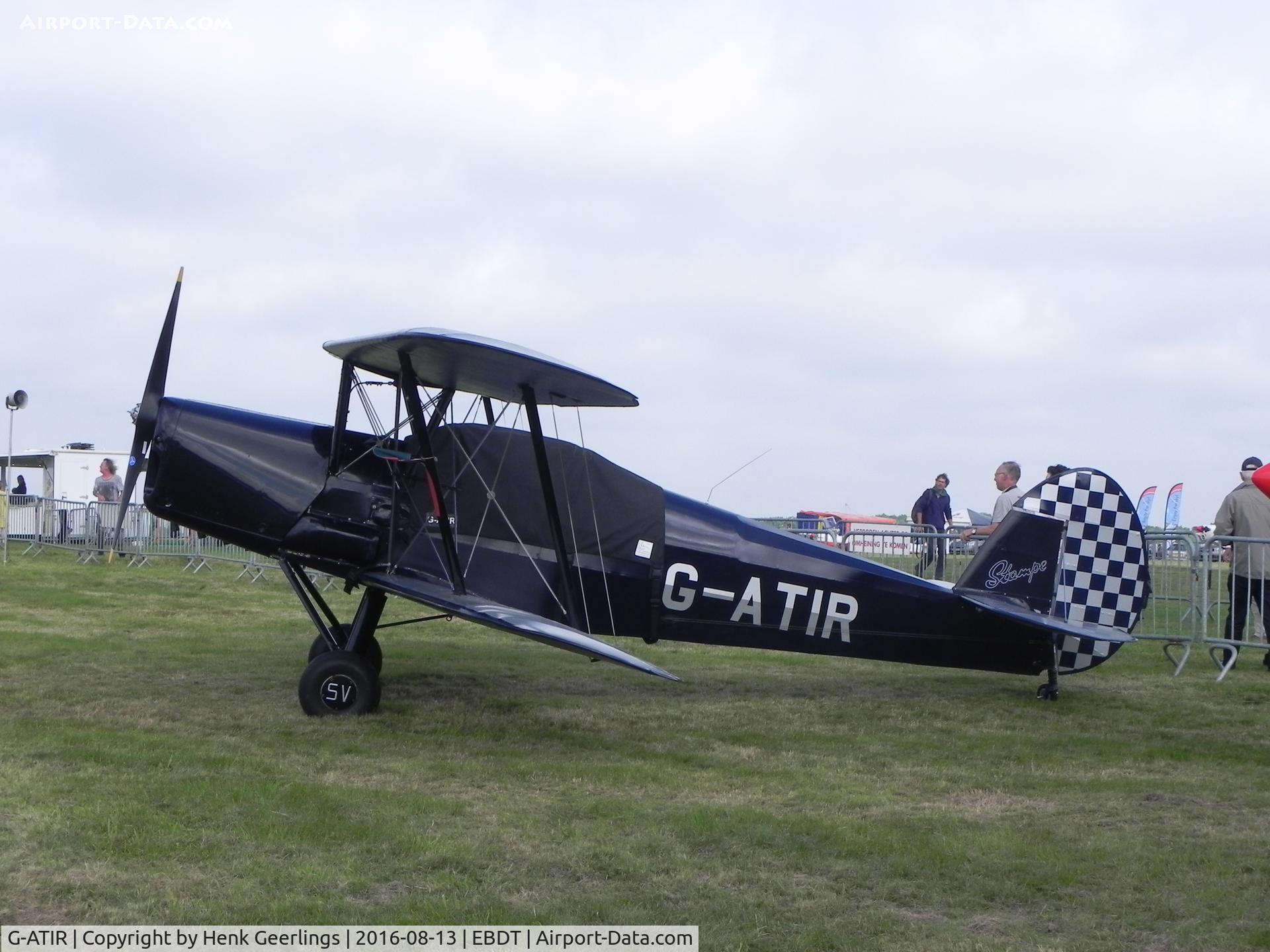 G-ATIR, 1948 Stampe-Vertongen SV-4C C/N 1047, Schaffen Diest . Oldtimer show
