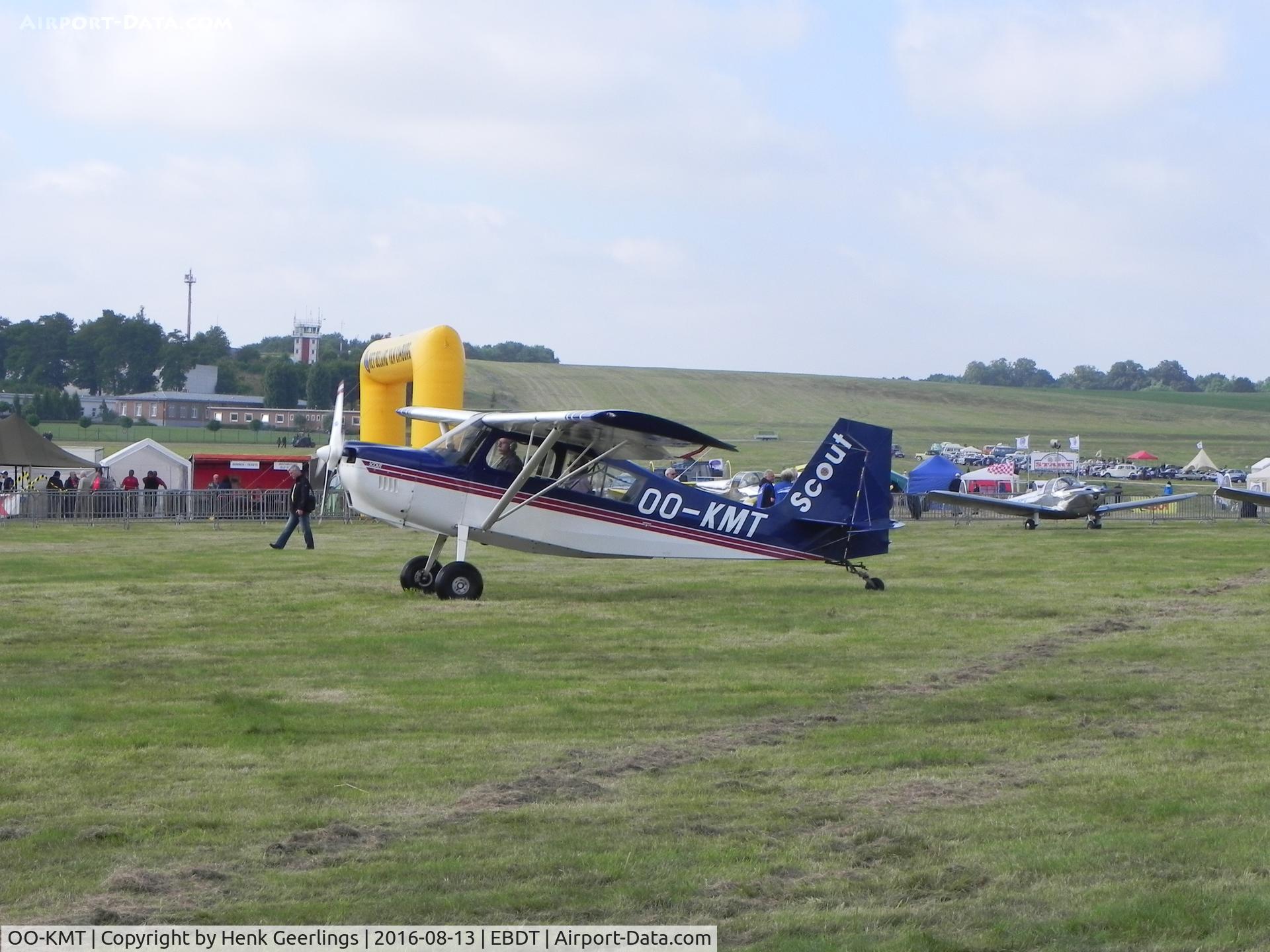OO-KMT, 1997 American Champion 8GCBC Scout Scout C/N 383-97, Schaffen Diest . Oldtimer show