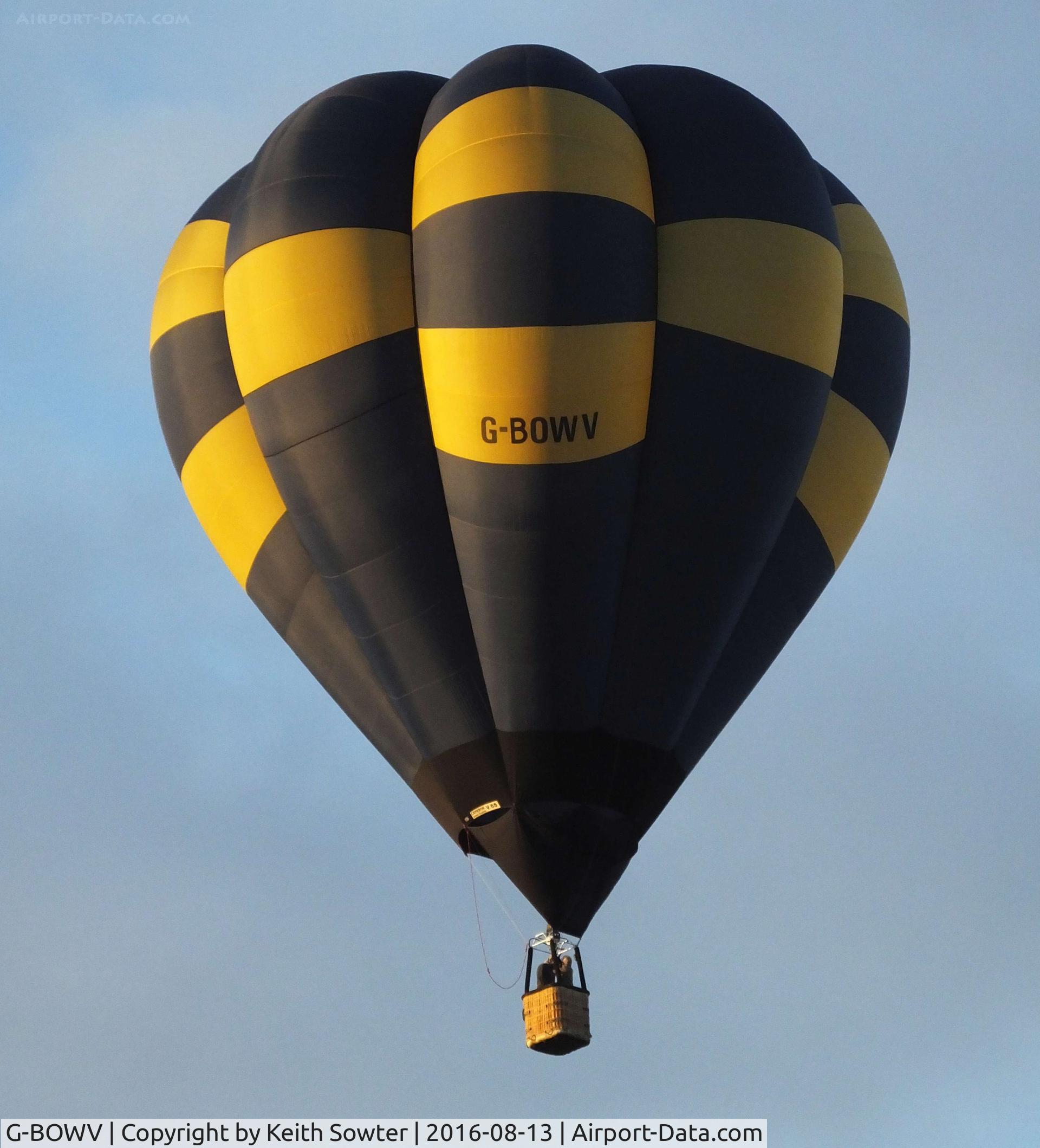 G-BOWV, 1988 Cameron Balloons V-65 C/N 1800, G-CFXP