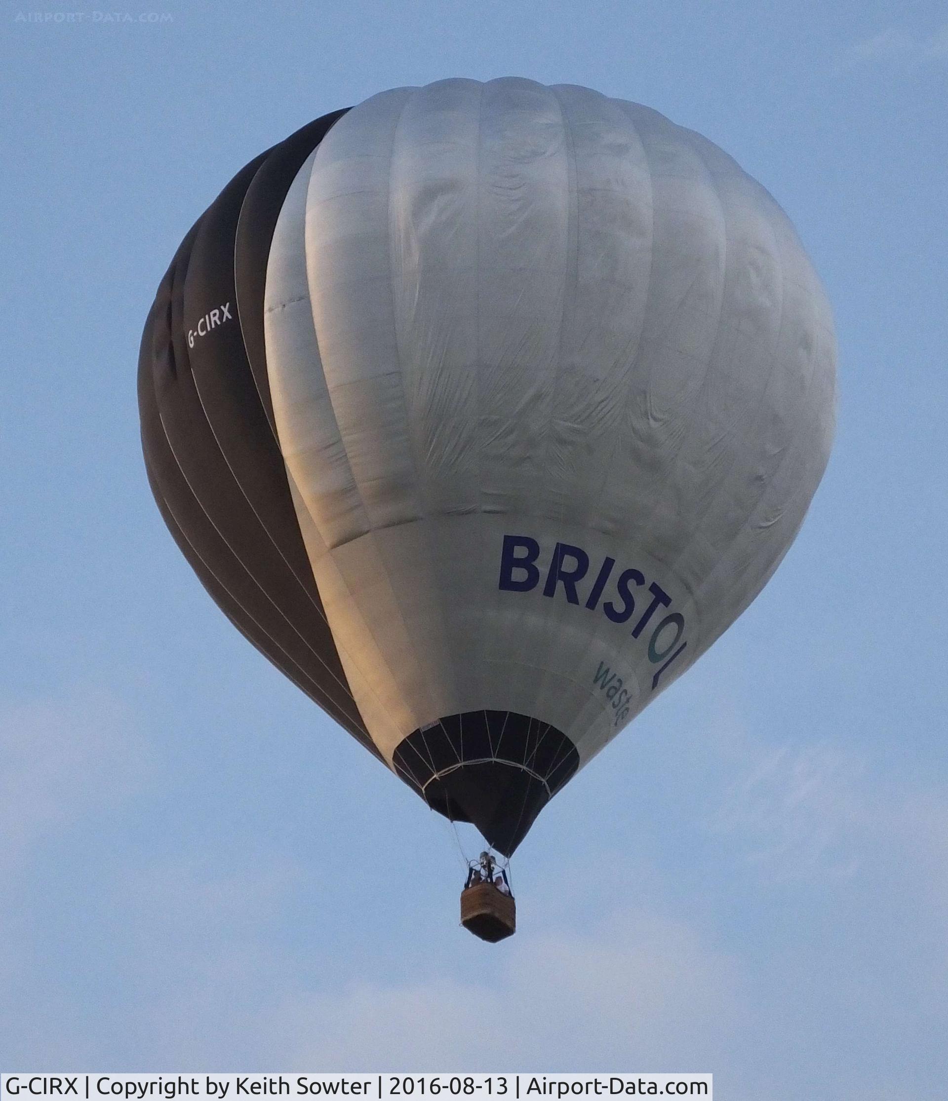 G-CIRX, 2015 Cameron Balloons Z-150 C/N 11913, G-CFXP