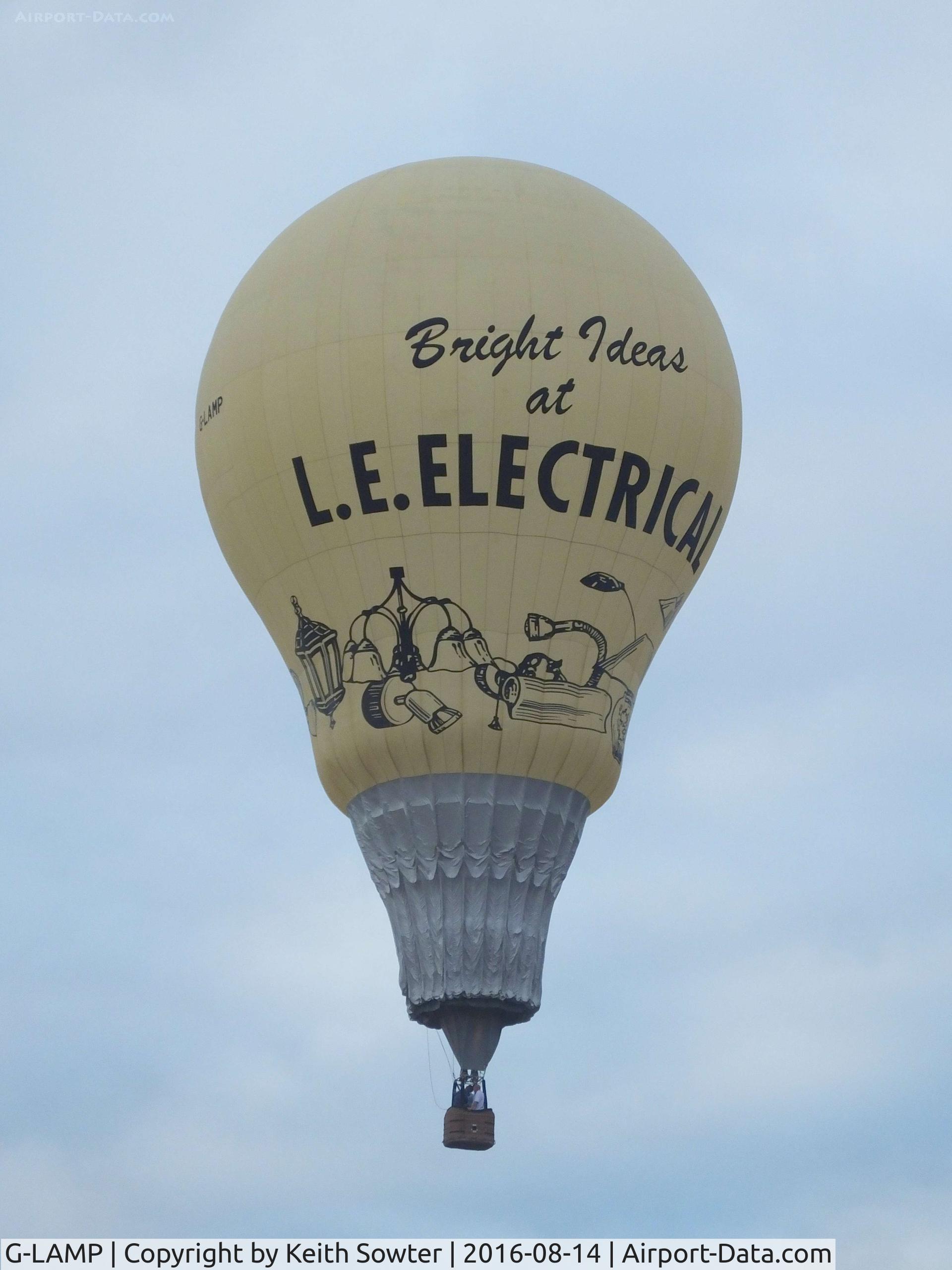 G-LAMP, 2000 Cameron Balloons LIGHTBULB-110 C/N 4899, BRISTOL BALLOON FIESTA