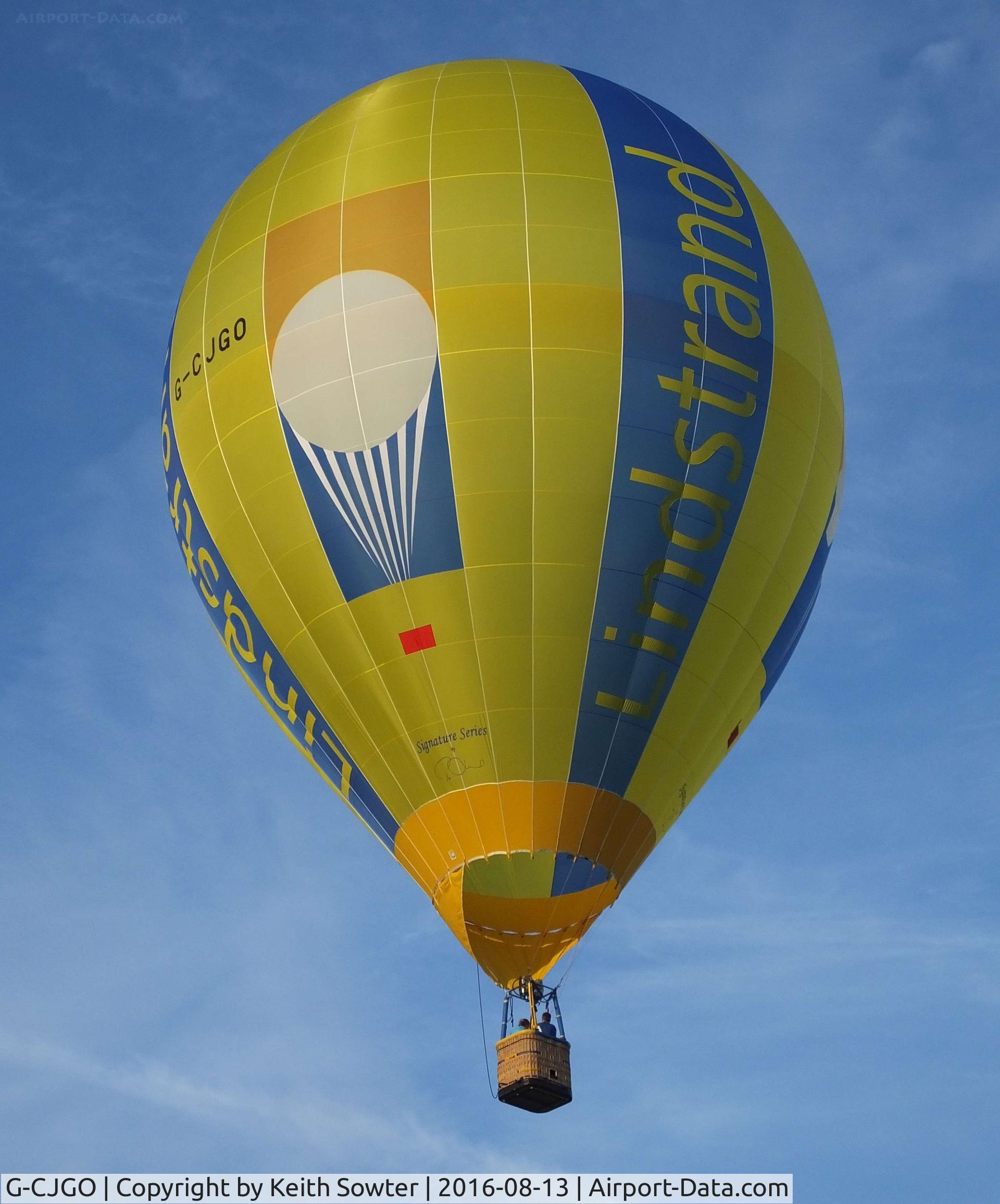 G-CJGO, 2016 Lindstrand LTL Series R-65 C/N 008, BRISTOL BALLOON FIESTA