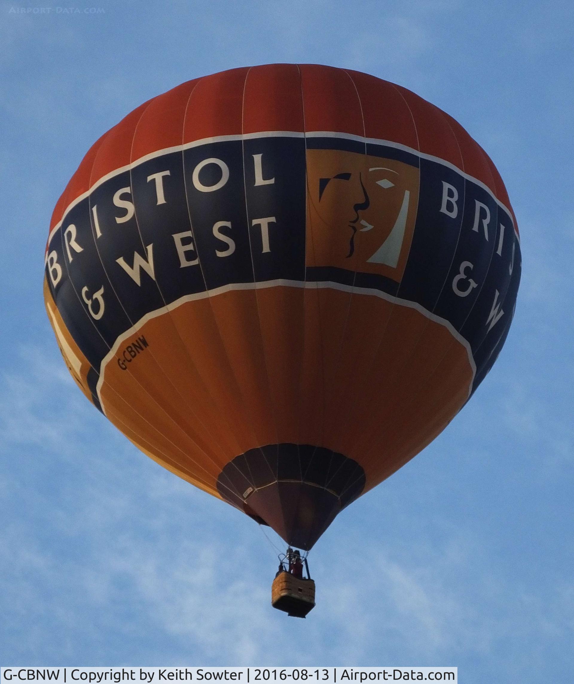 G-CBNW, 2002 Cameron Balloons N-105 C/N 10283, BRISTOL BALLOON FIESTA