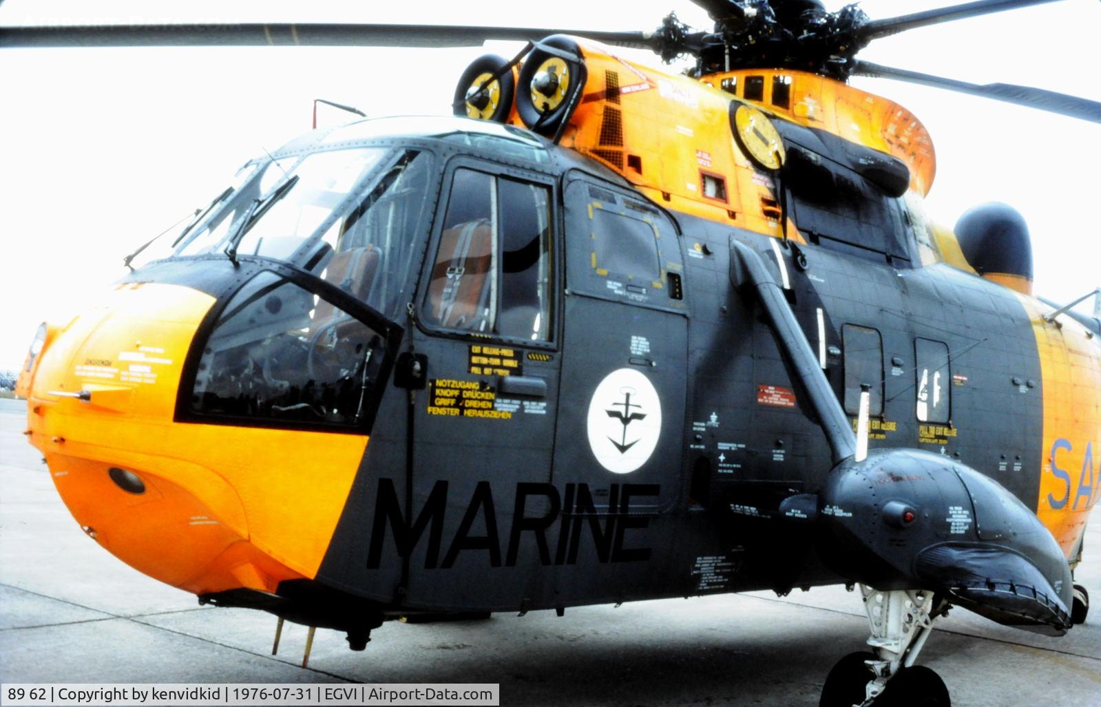 89 62, Westland Sea King Mk.41 C/N WA766, At the 1976 International Air Tattoo Greenham Common, copied from slide.