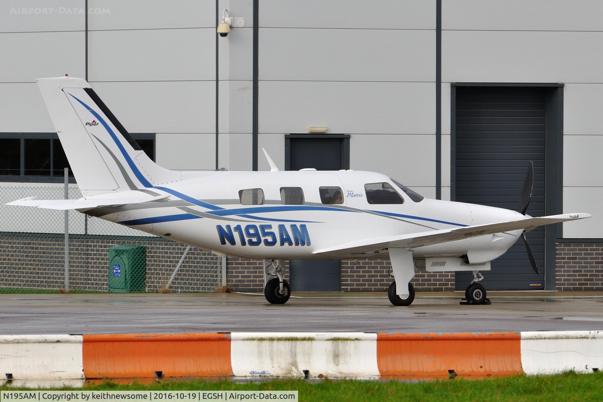 N195AM, 2010 Piper PA-46R-350T Malibu Matrix C/N 4692146, Nice return visitor.
