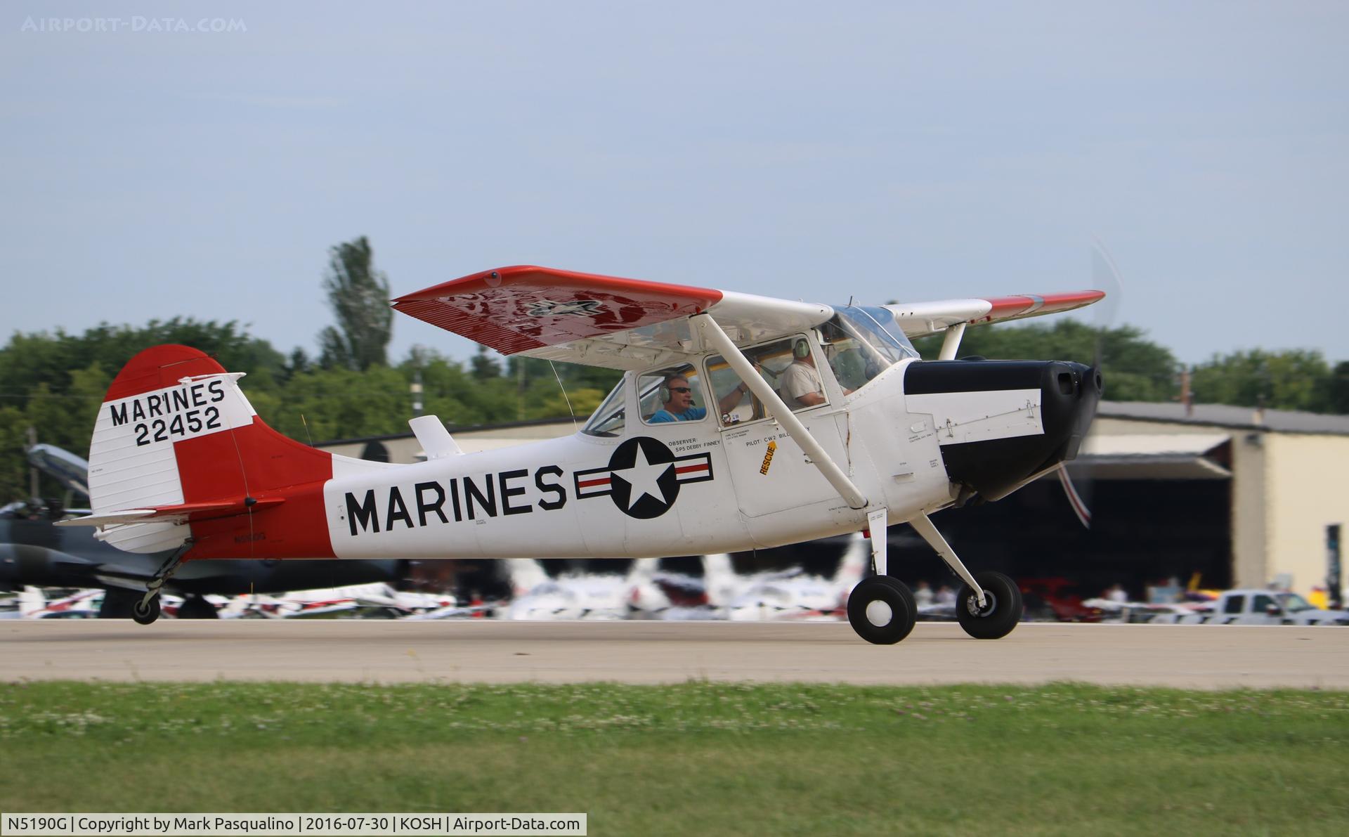 N5190G, 1951 Cessna 305A C/N 22452, Cessna 305A