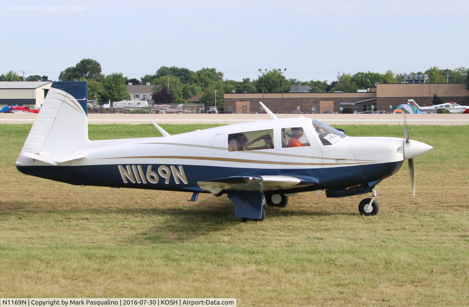 N1169N, 1982 Mooney M20J 201 C/N 24-1309, Mooney M20J