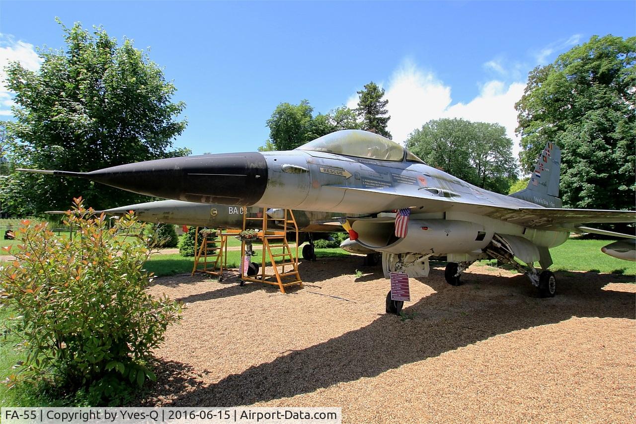 FA-55, 1980 SABCA F-16AM Fighting Falcon C/N 6H-55, SABCA F-16AM Fighting Falcon, Preserved at Savigny-Les Beaune Museum