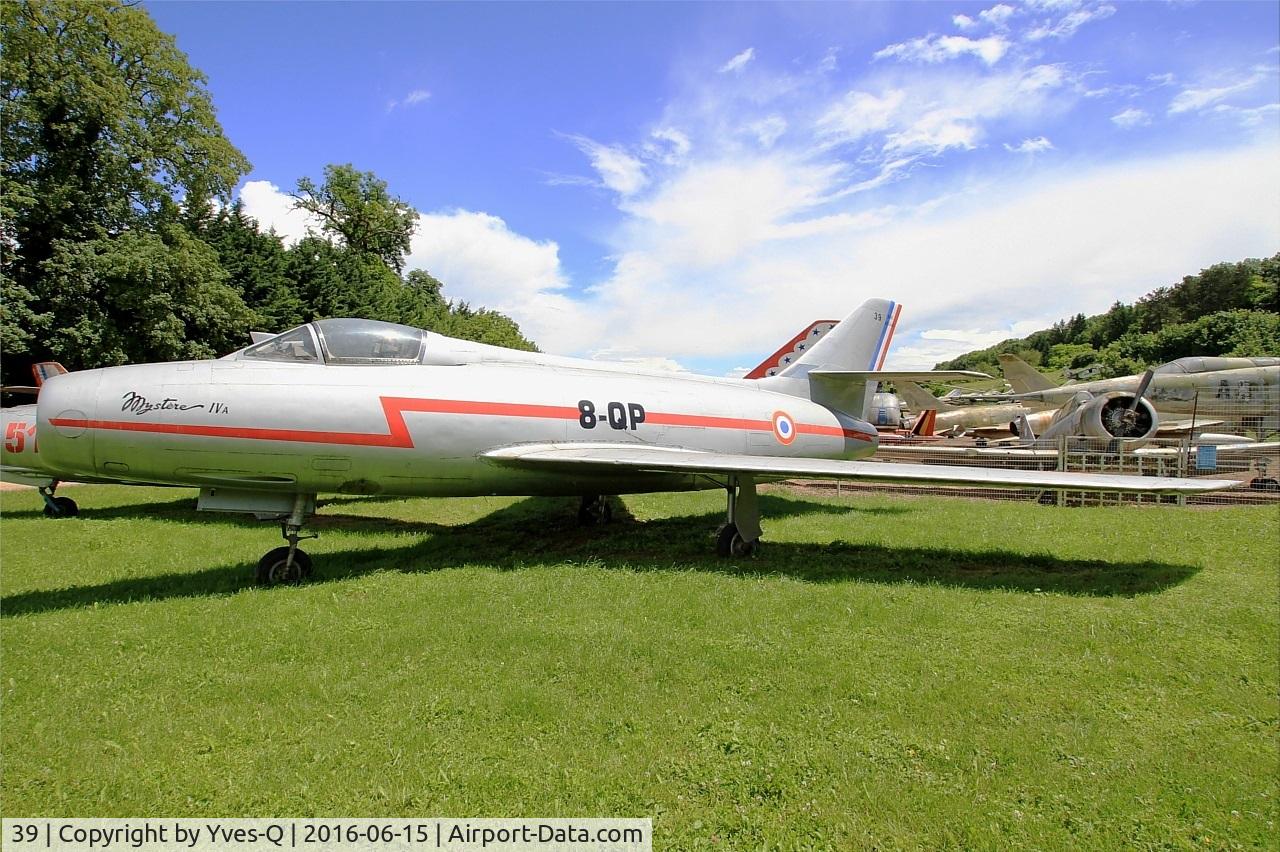 39, Dassault Mystere IVA C/N 39, Dassault Mystere IVA, Preserved at Savigny-Les Beaune Museum